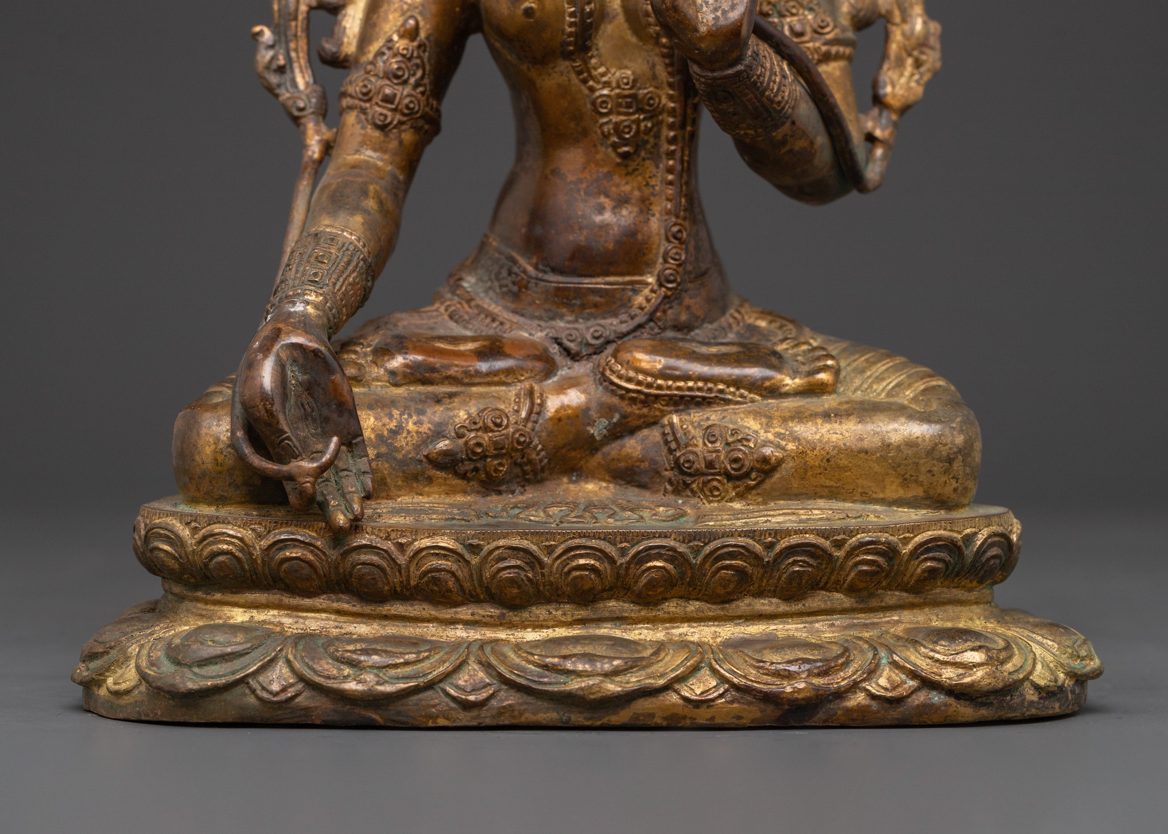 Handcrafted White Tara Brass Statue | For Healing and Mindfulness