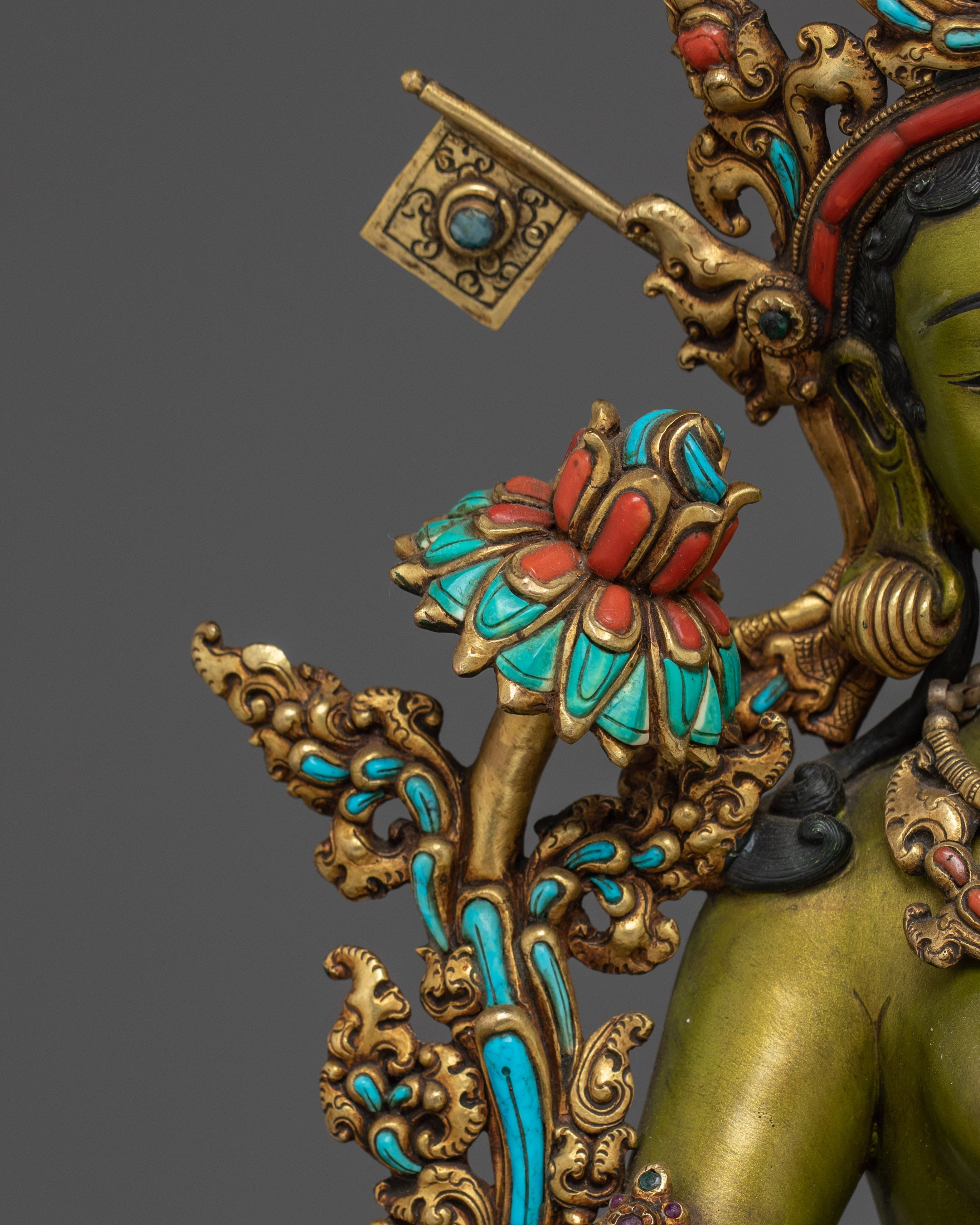 Magnificent Green Tara Statue | Shyama Tara - Mother of All Buddhas