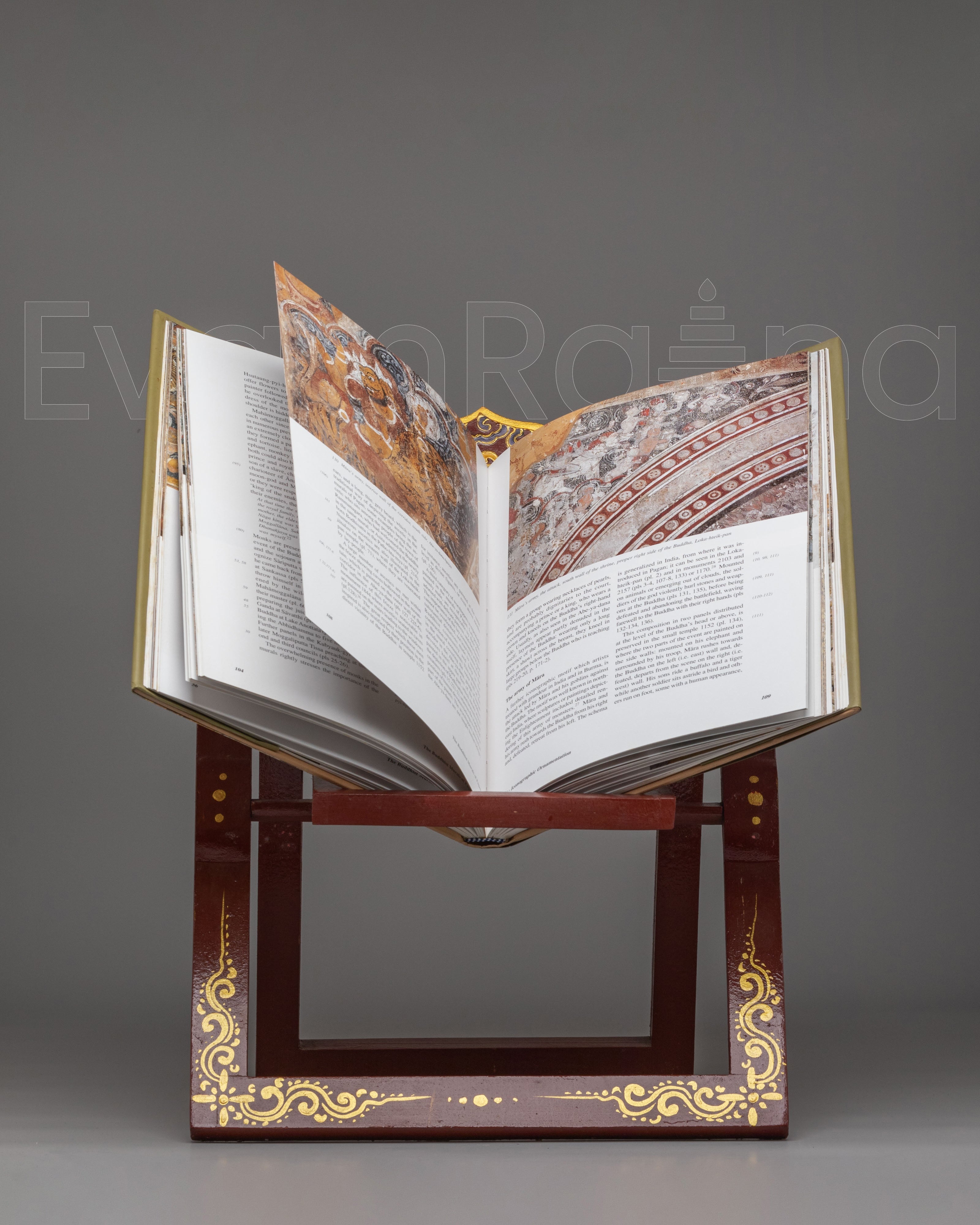 Wooden Book Display Stand