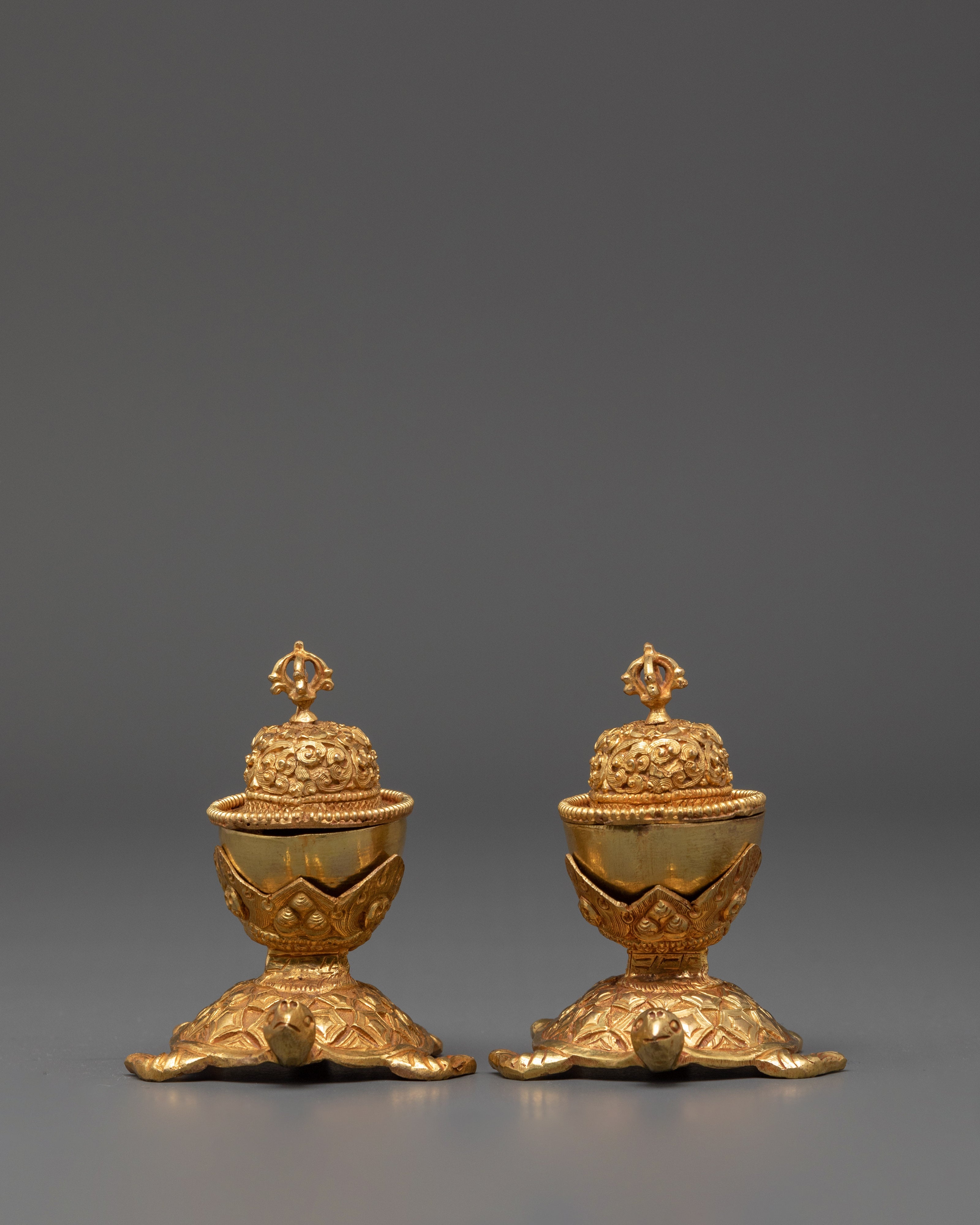 Sacred Kapala Ritual Set | Tibetan Buddhist Offering Set