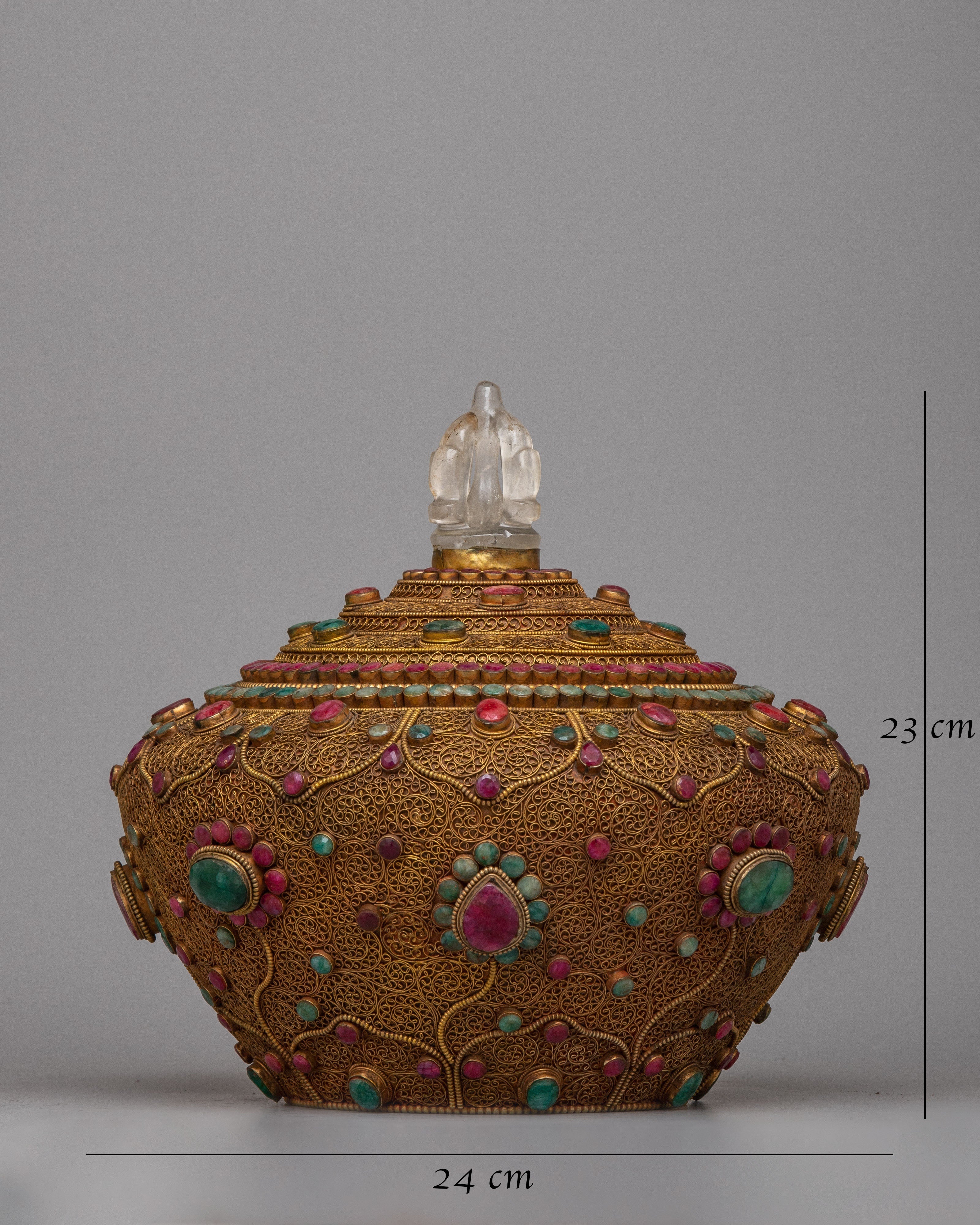 Tibetan Rice Bowl Pot | Symbolizing Nourishment and Cultural Richness