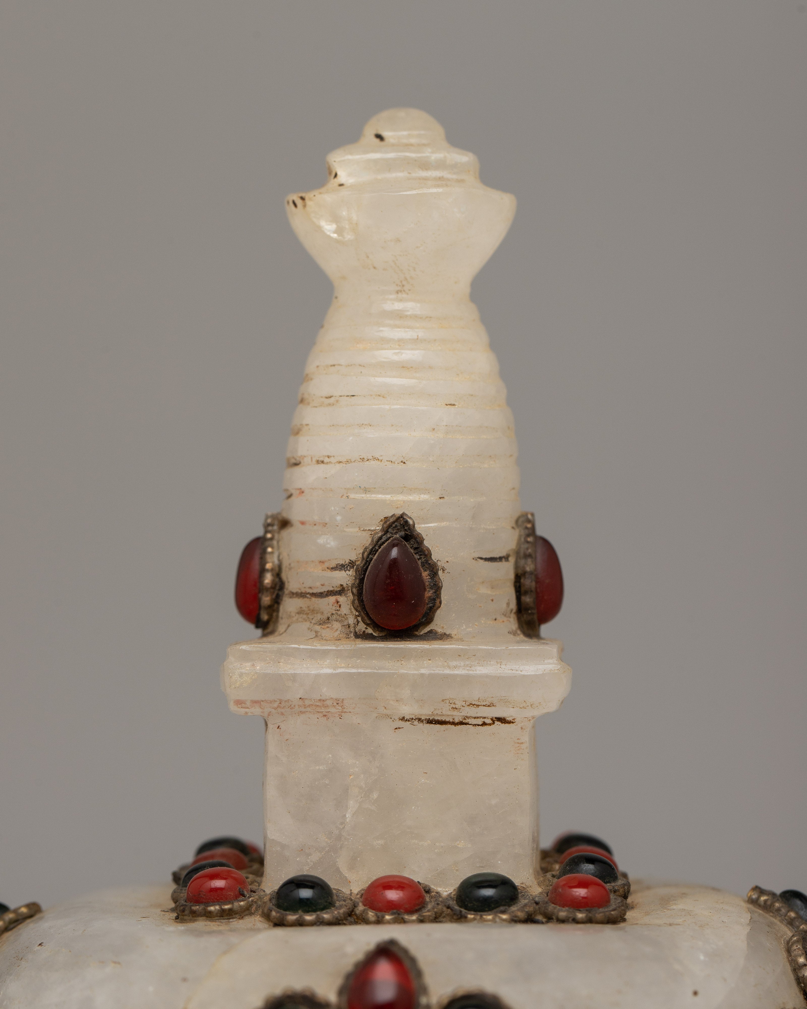 Buddhist Stupa on Altar | Radiating Spiritual Energy and Serenity