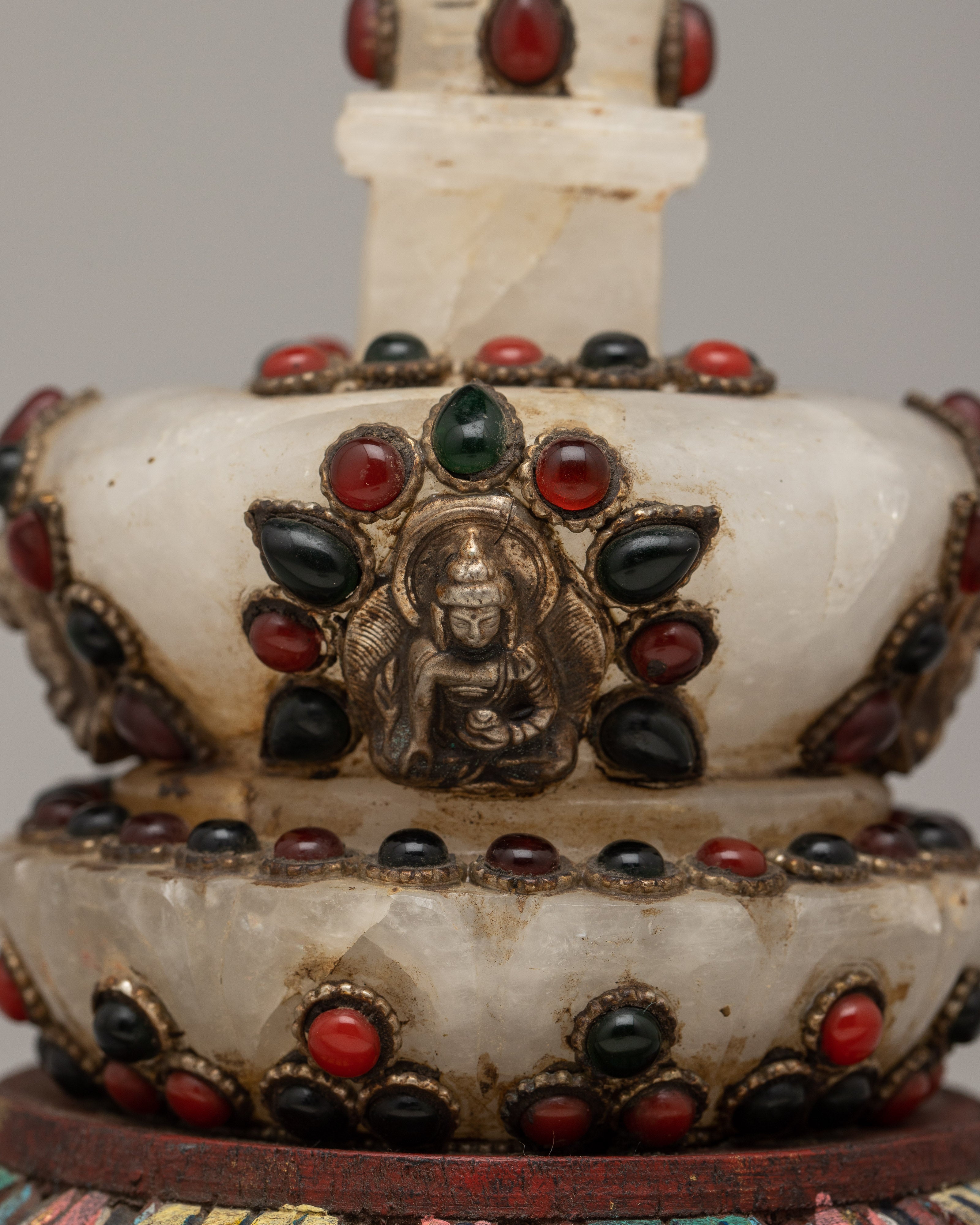 Buddhist Stupa on Altar | Radiating Spiritual Energy and Serenity