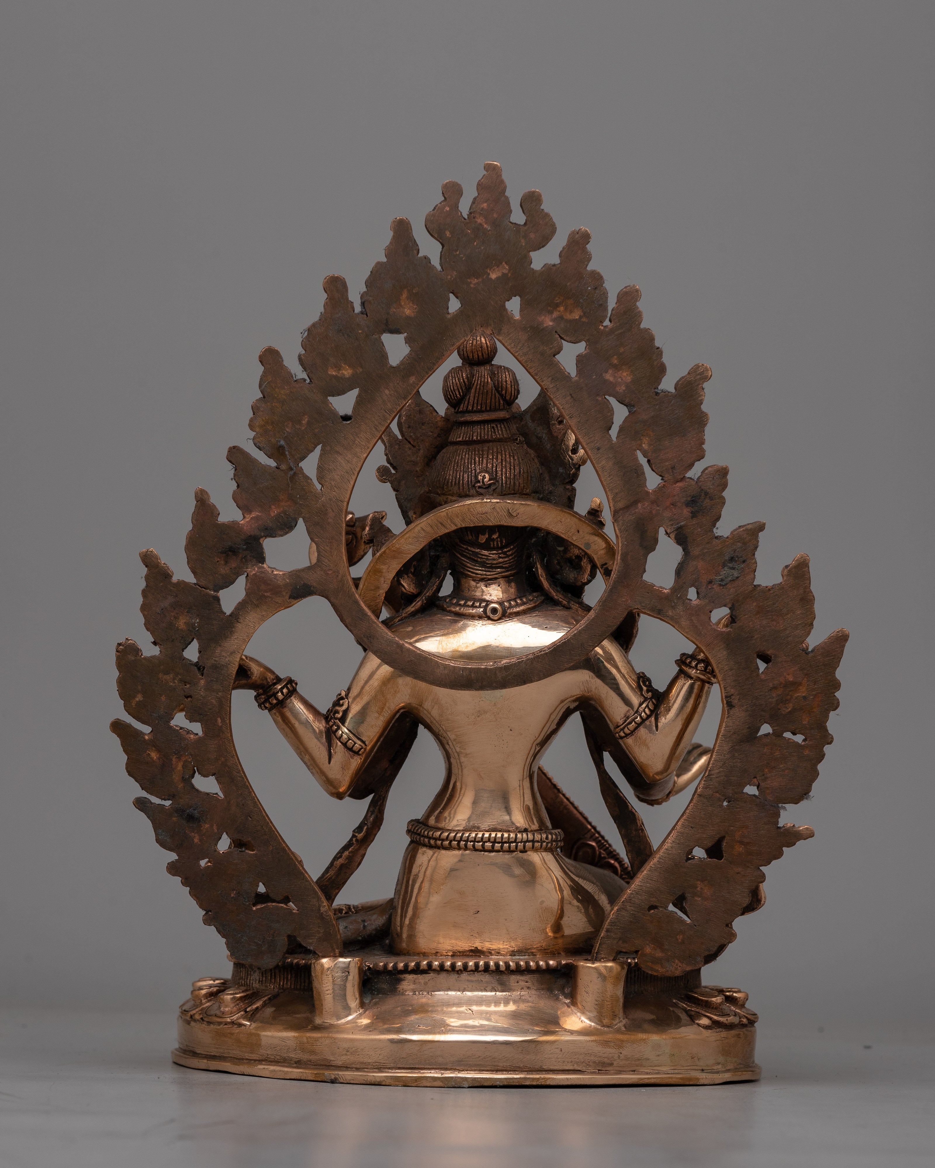 Devi Saraswati Statue | Handcrafted in Copper for Wisdom and Artistic Grace