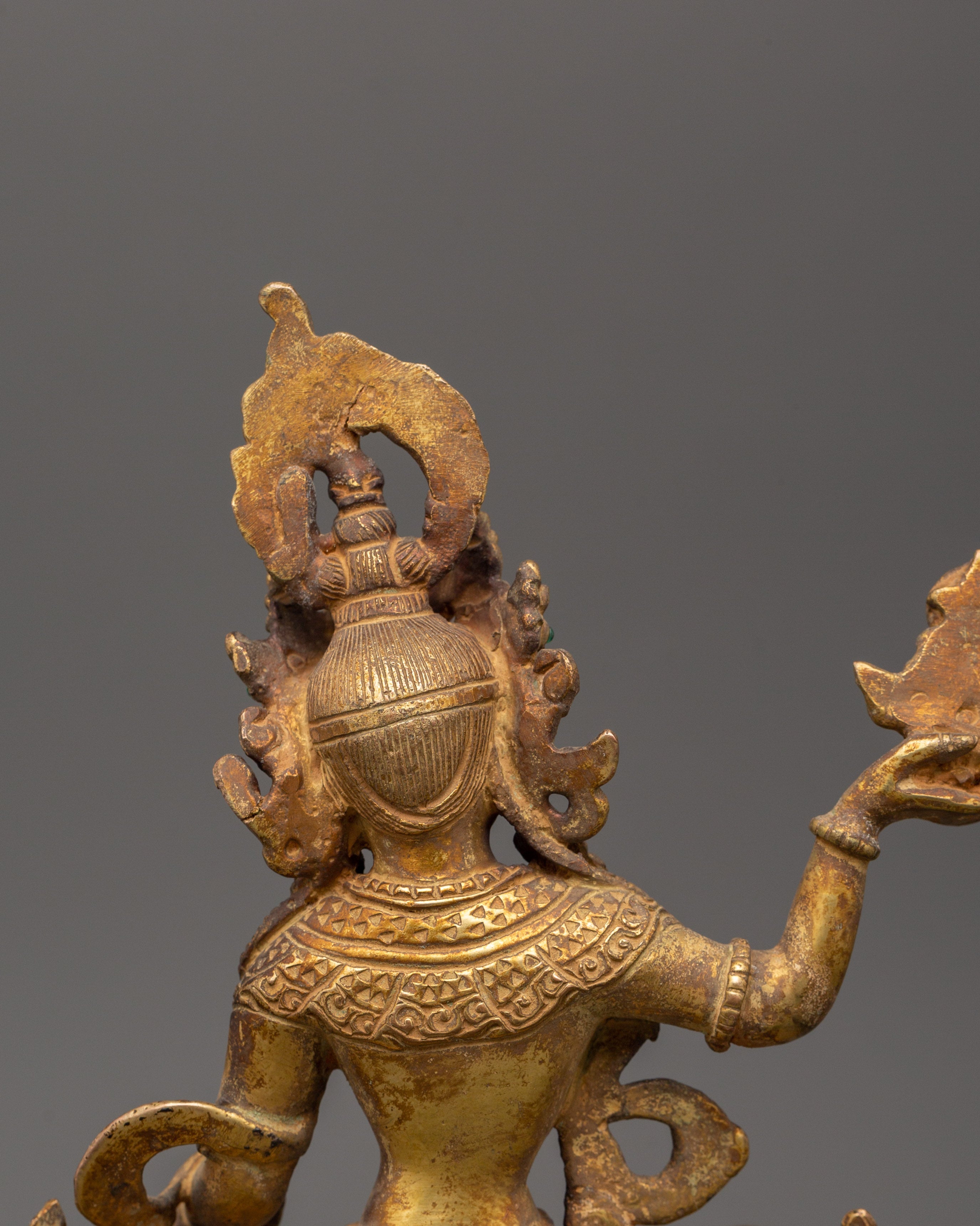 Bodhisattva Statue with Antique Finish | Altar and Shrine Craft