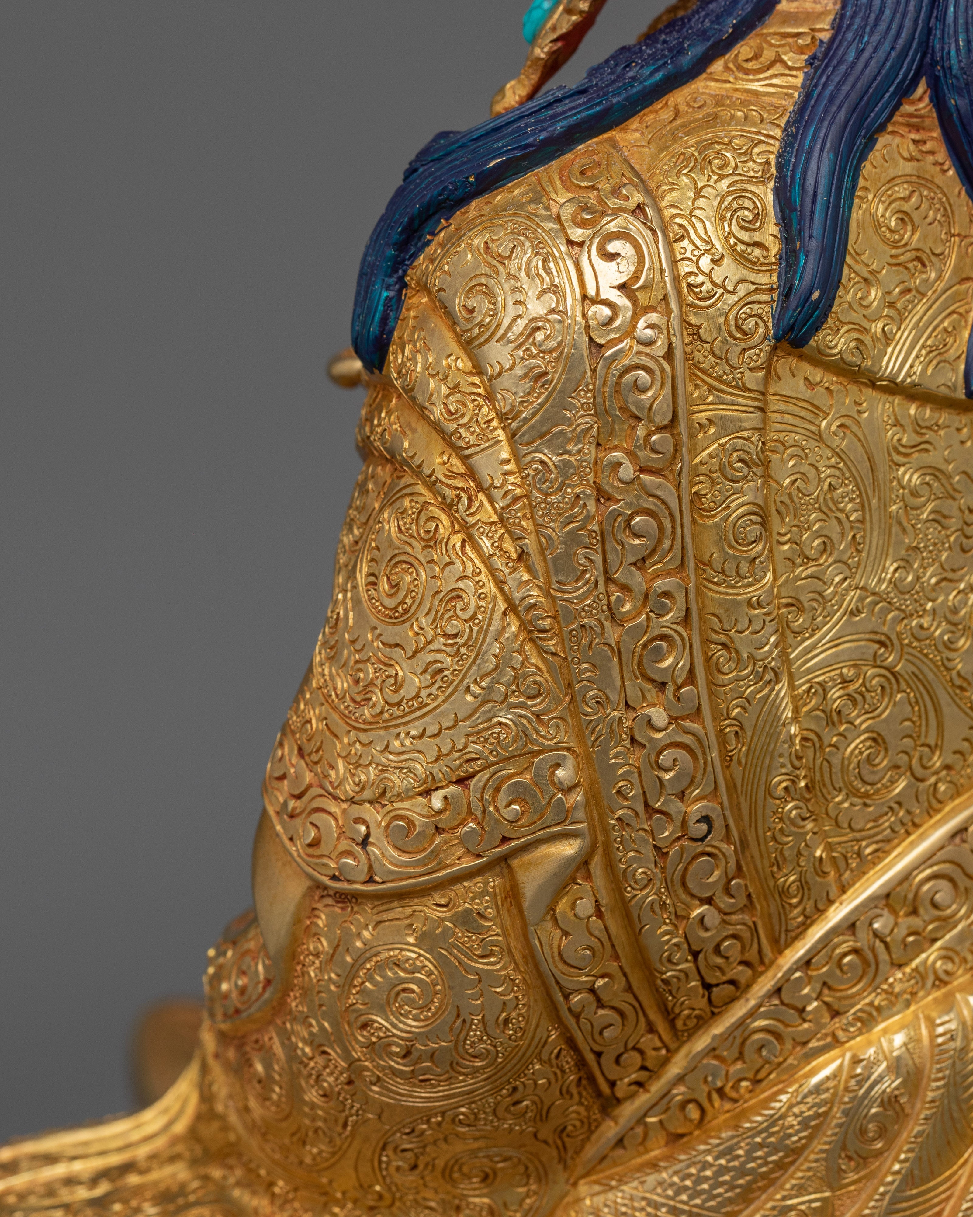 Handcrafted Tantric Guru Padmasambhava Statue | Guru Rinpoche Sculpture