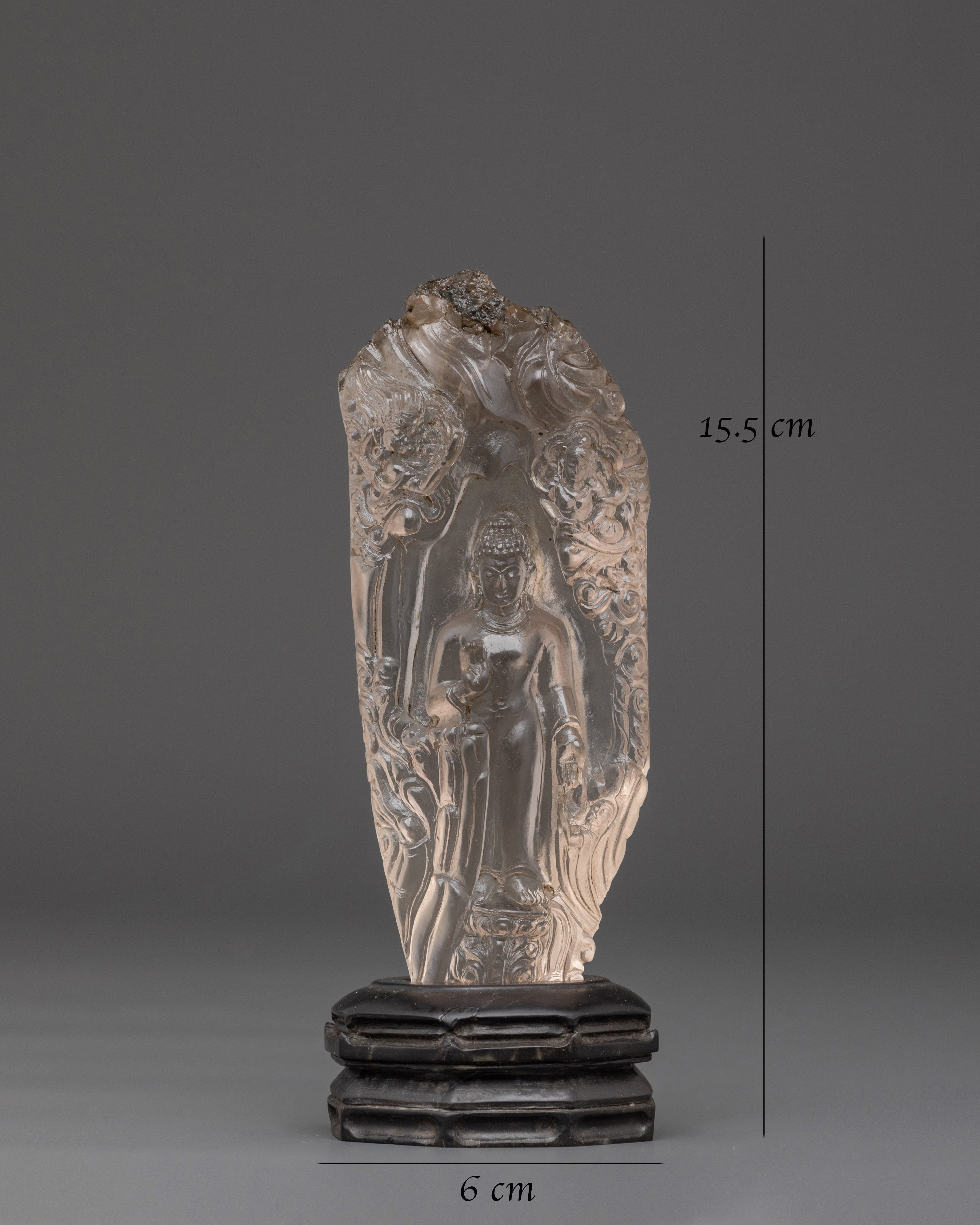 Ganesh Himal Crystal Shakyamuni | Symbol of Peace and Enlightenment