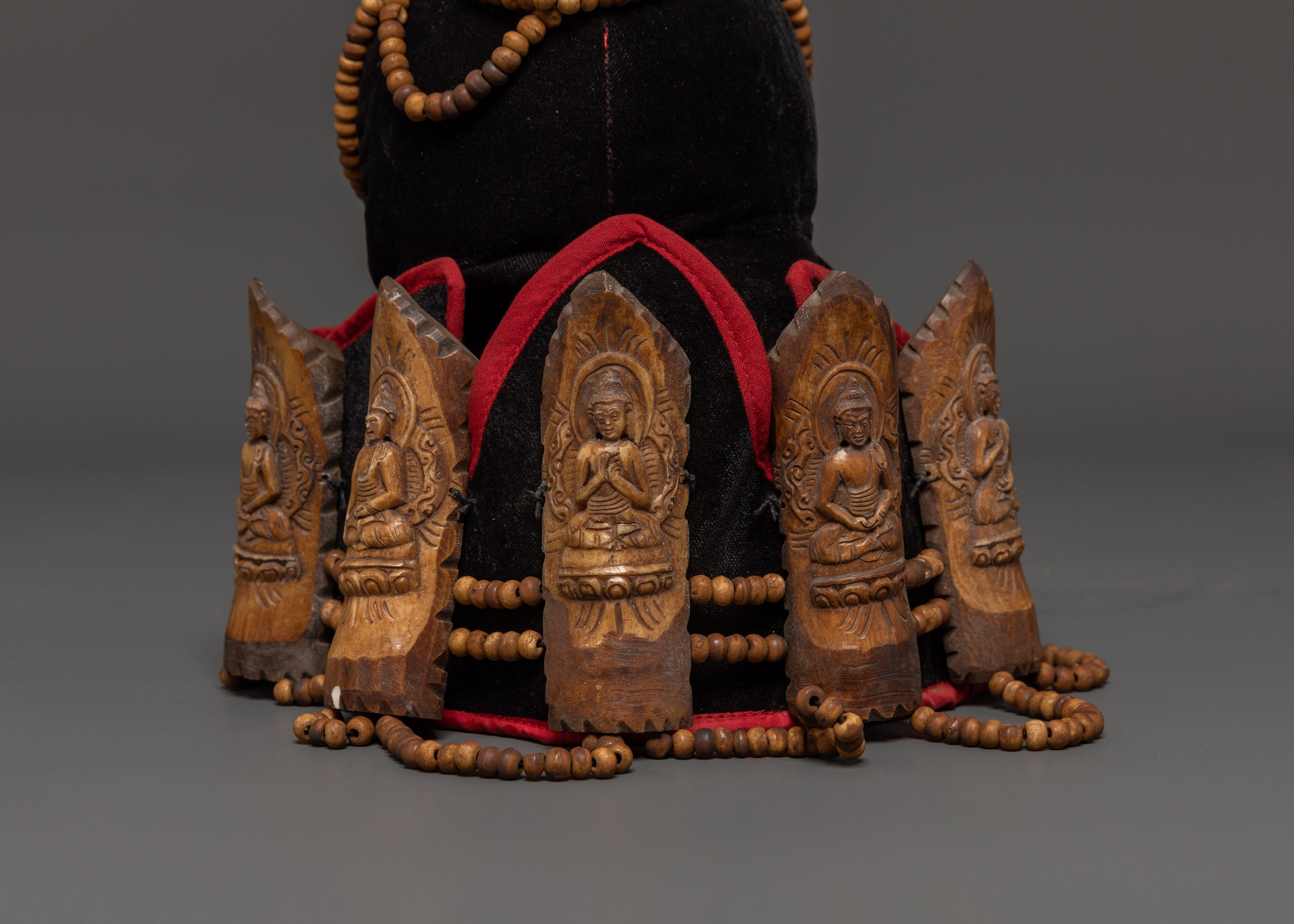 Yak Bone Guru Fabric | Handcrafted Tibetan Sacred Cloth, Spiritual Altar Textile