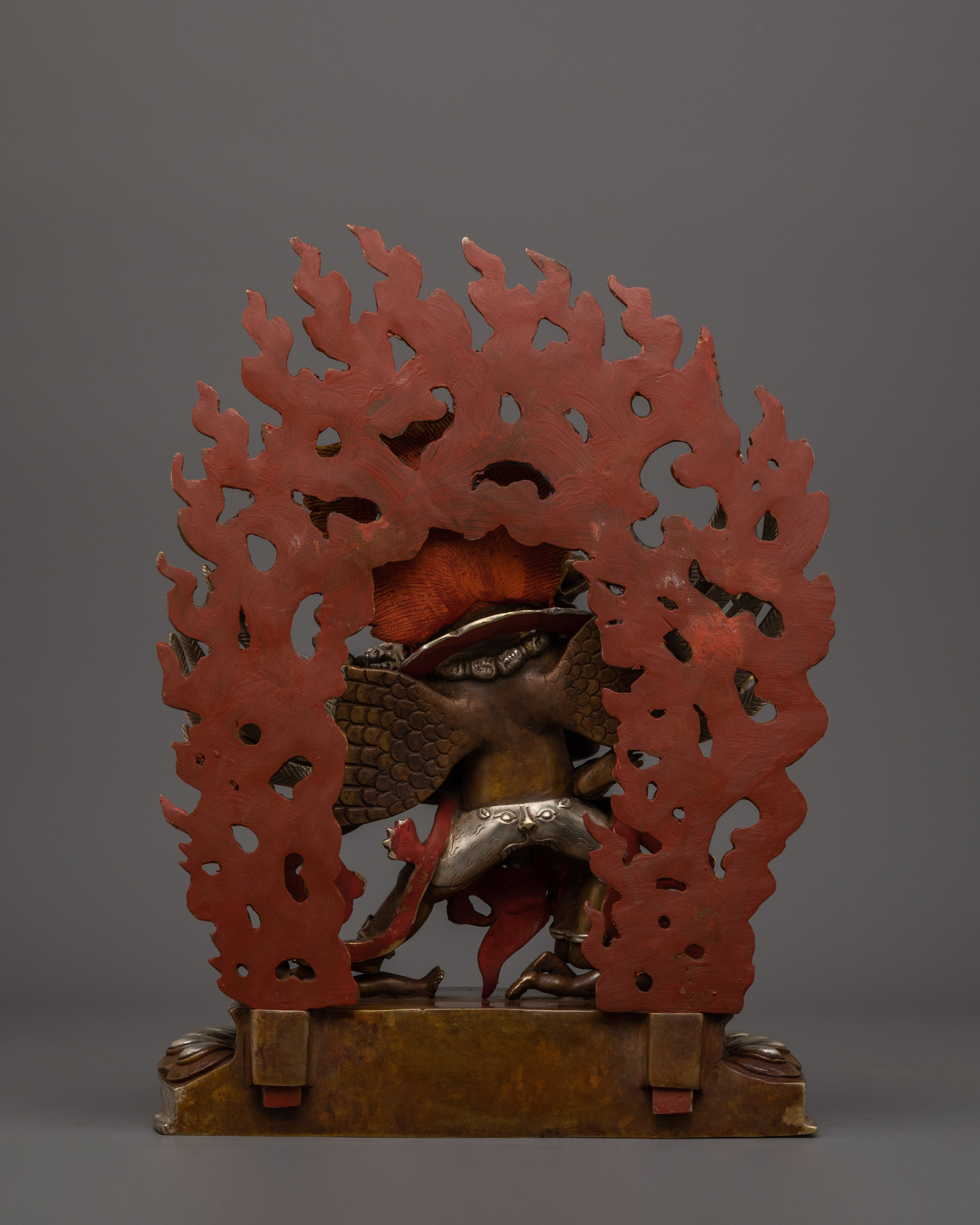 Handmade Silver Plated Vajrakilaya Statue | The Ultimate Obstacle Remover