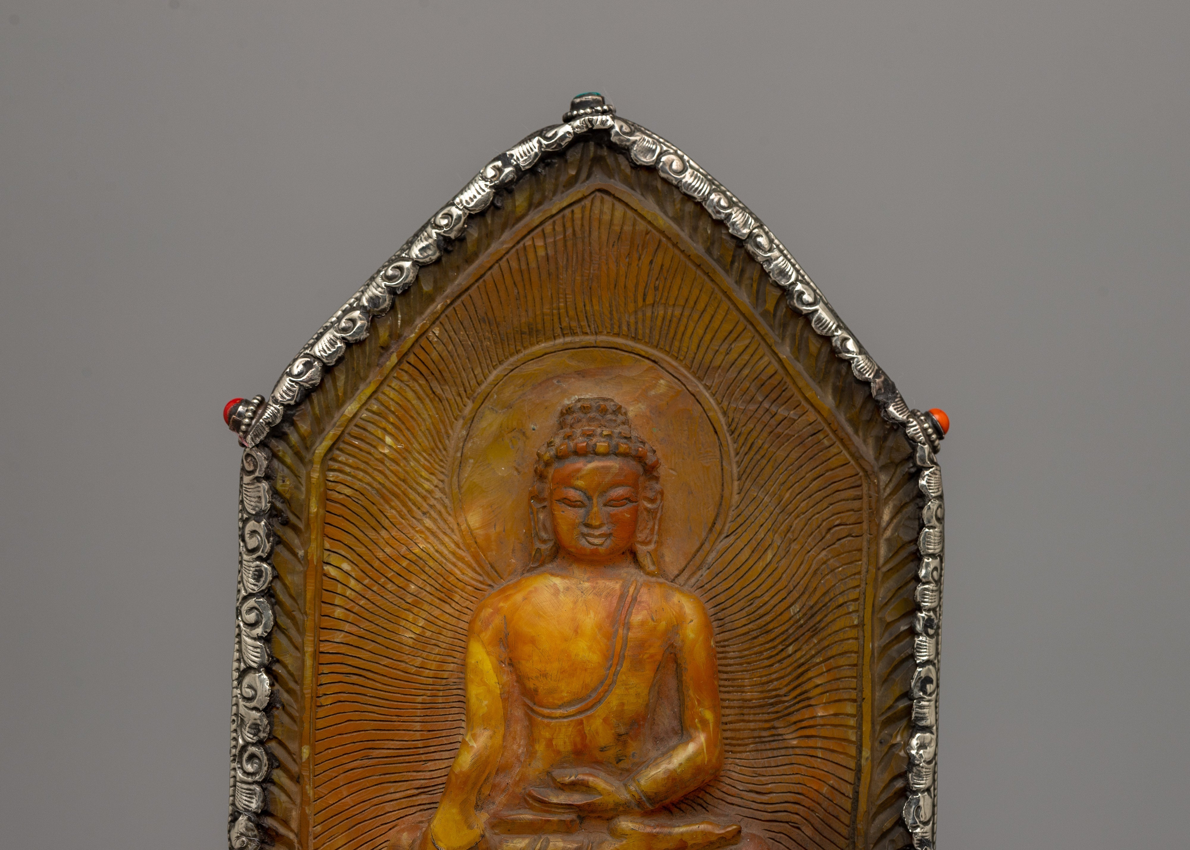 White Metal Tibetan Stamp | Infuse Your Creations with Cultural Significance