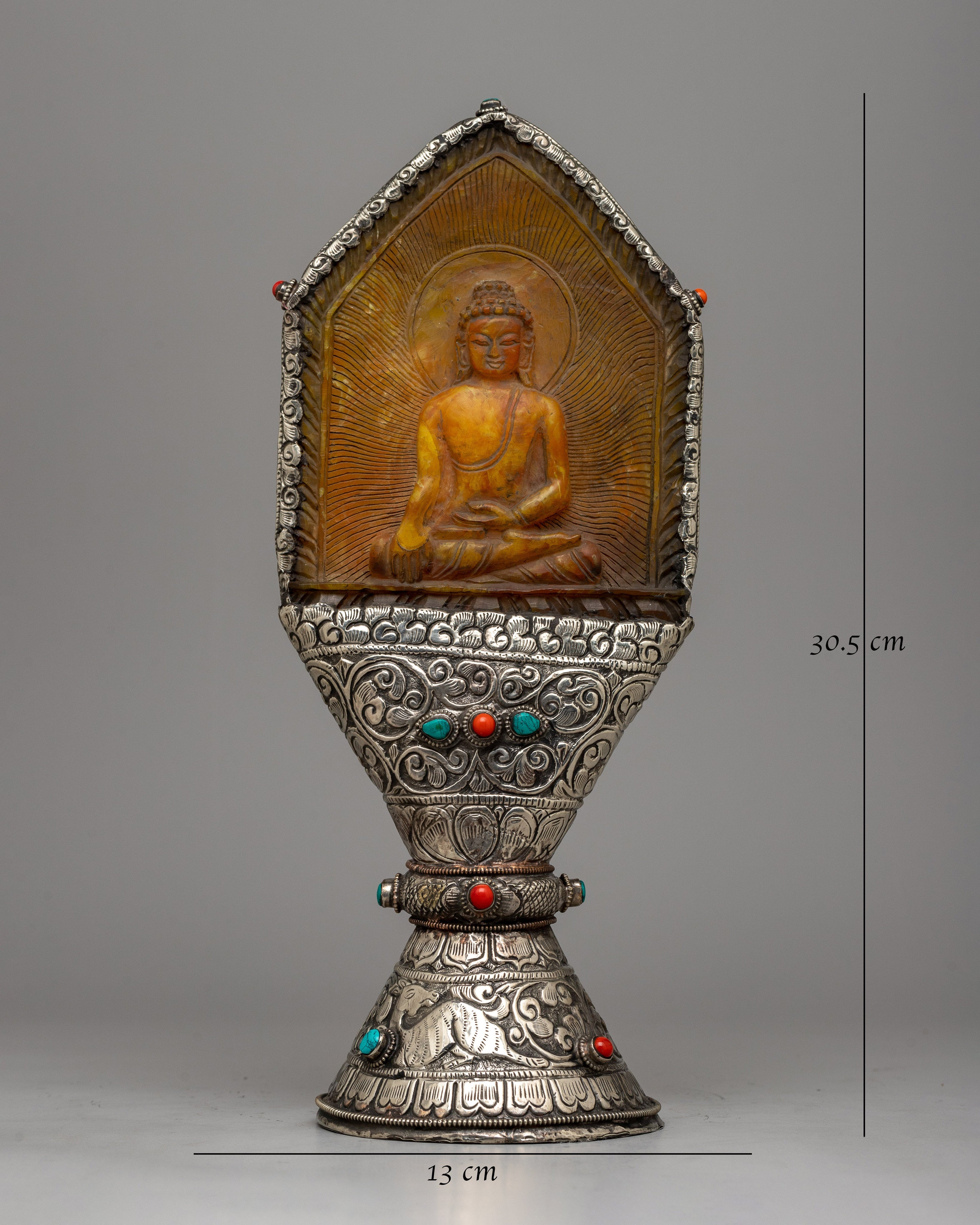 White Metal Tibetan Stamp | Infuse Your Creations with Cultural Significance