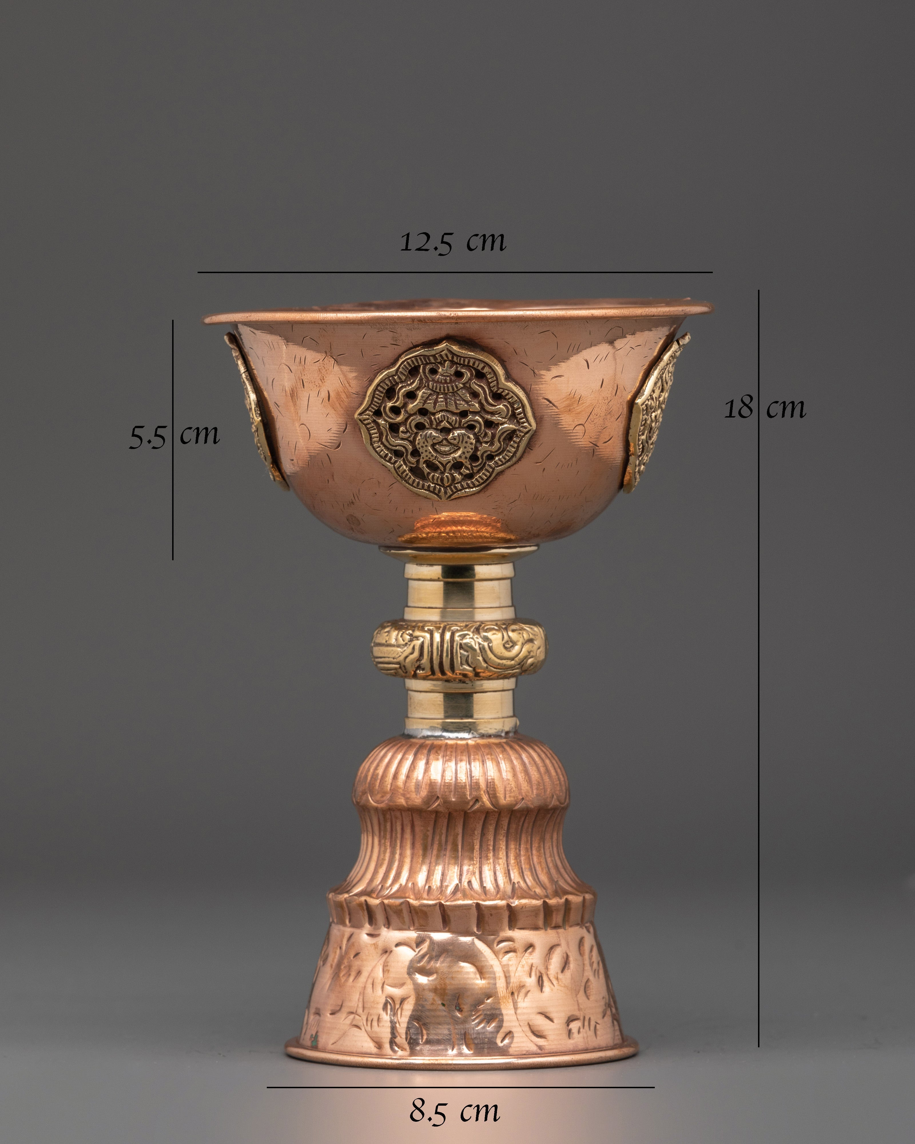 Buddhist Butter Lamp for Altar | Puja & Ritual Offering
