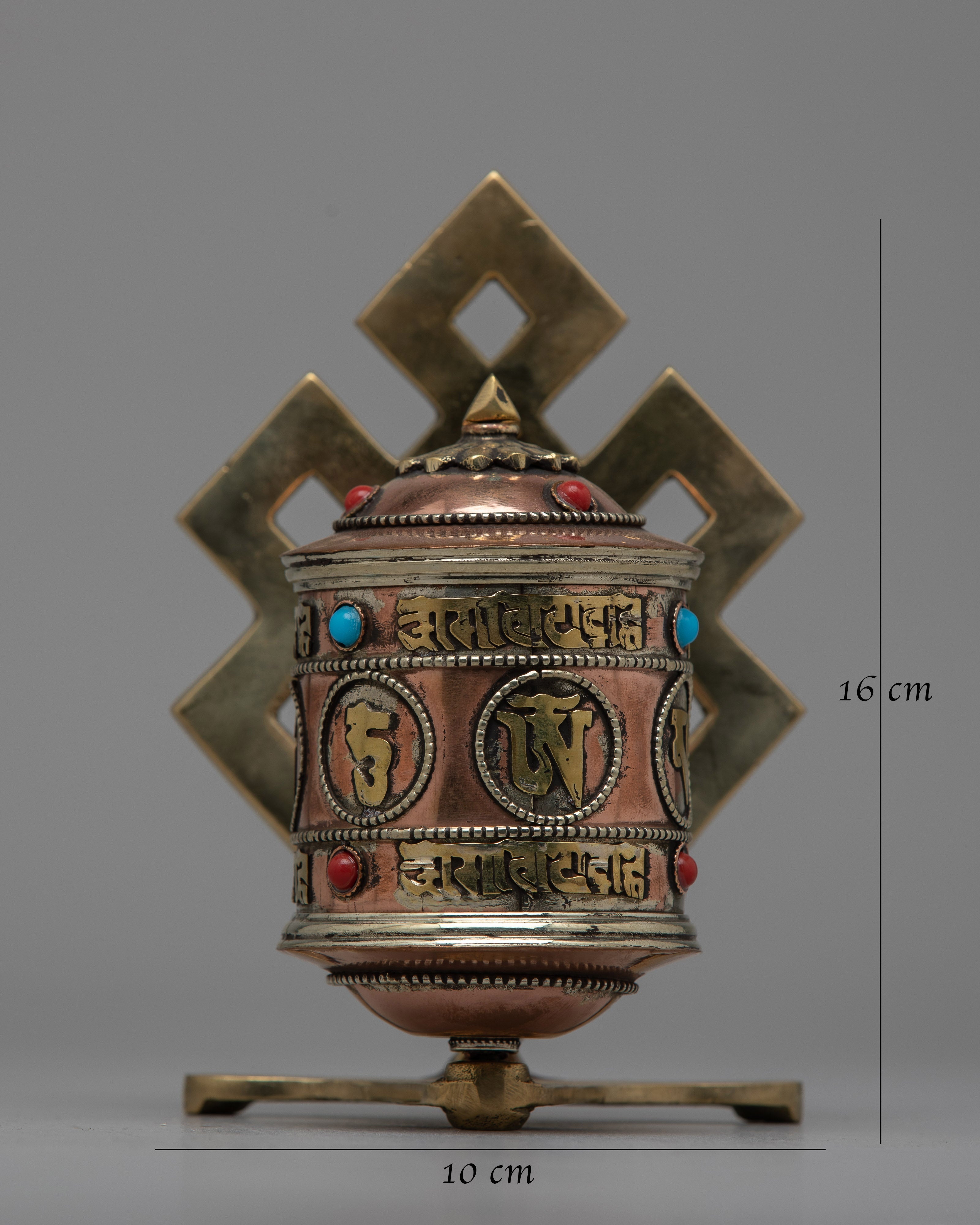 Himalayan Prayer Wheel | Tibetan Mantra Crafted