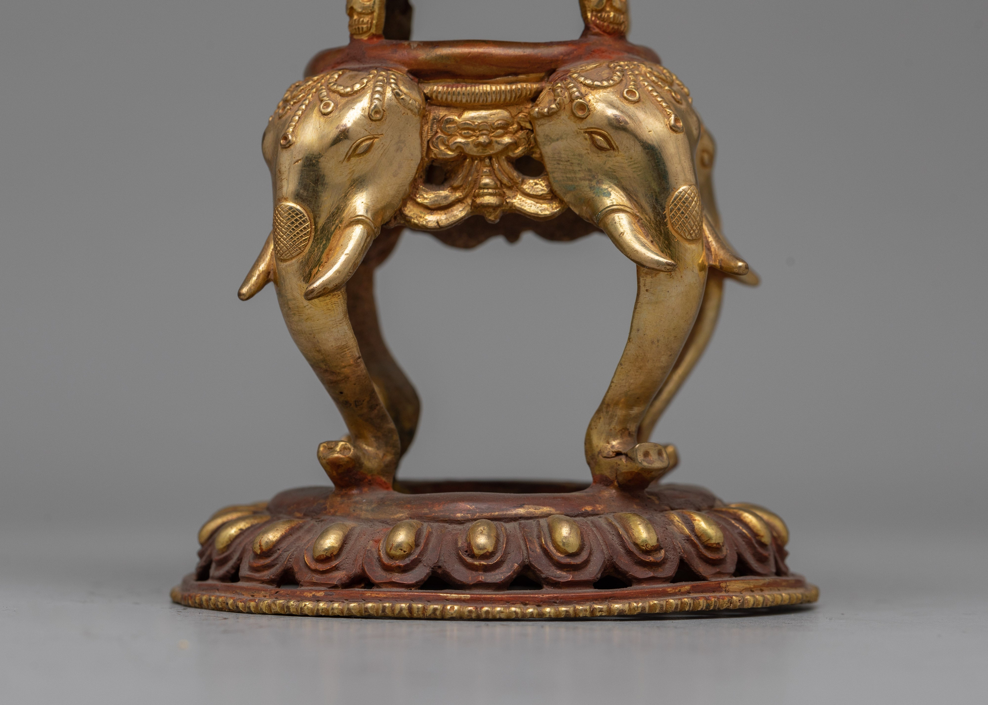 Tibetan Copper Incense Burner | Traditional Vessel for Ritualistic Aromatherapy and Meditation