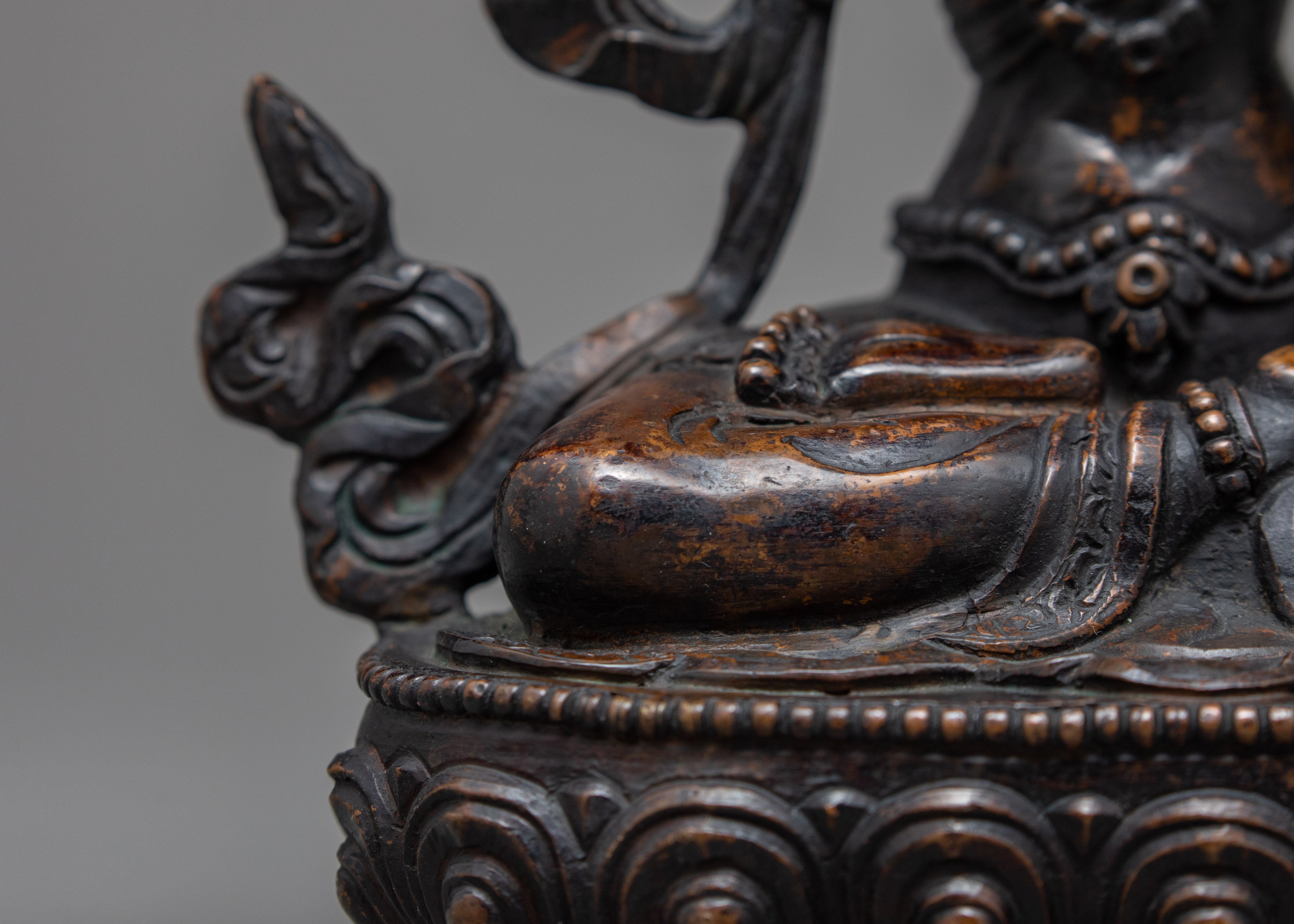 Bodhisattva Manjushri | Statue of the Wisdom Deity | Zen Room Decor