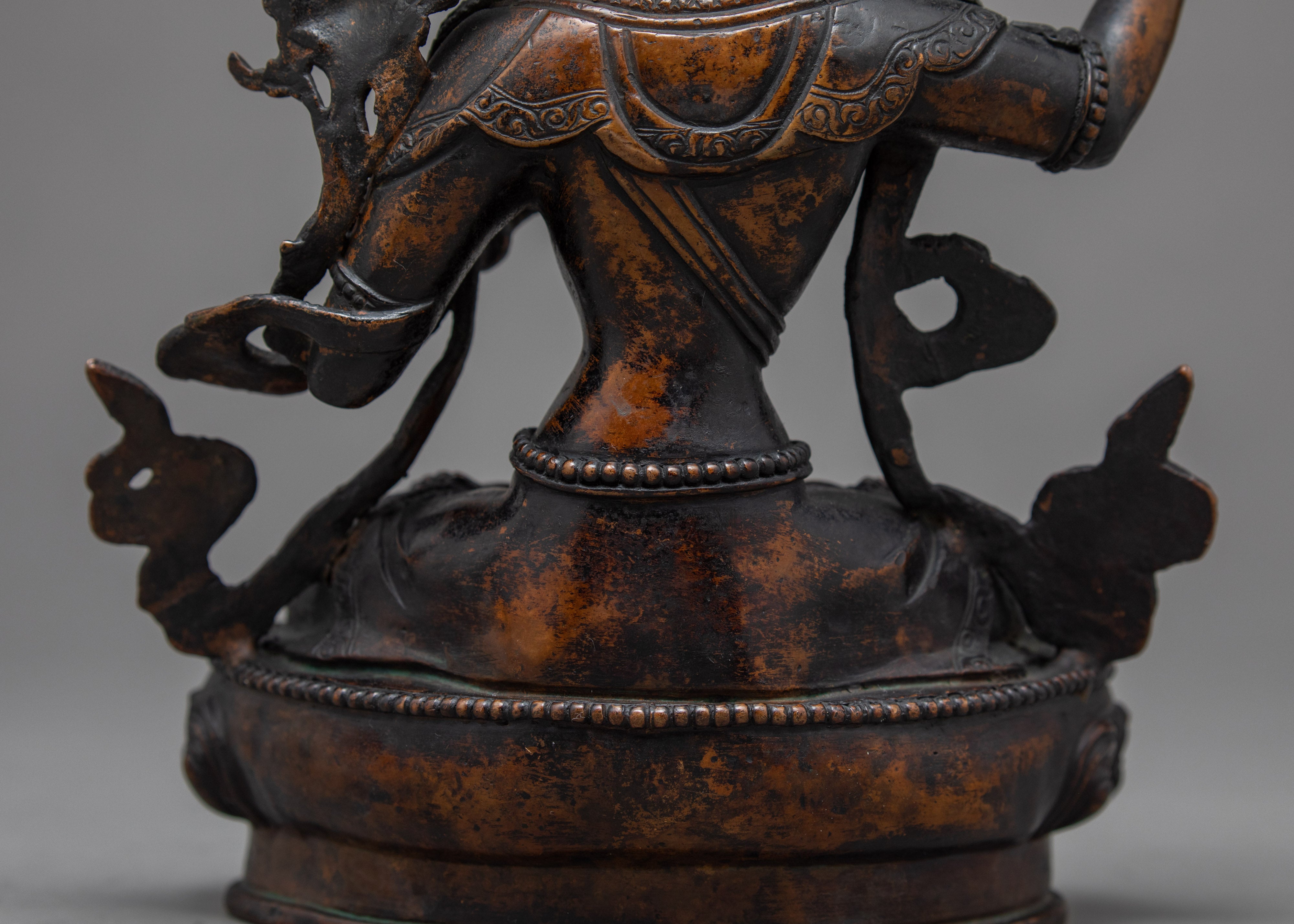 Bodhisattva Manjushri | Statue of the Wisdom Deity | Zen Room Decor