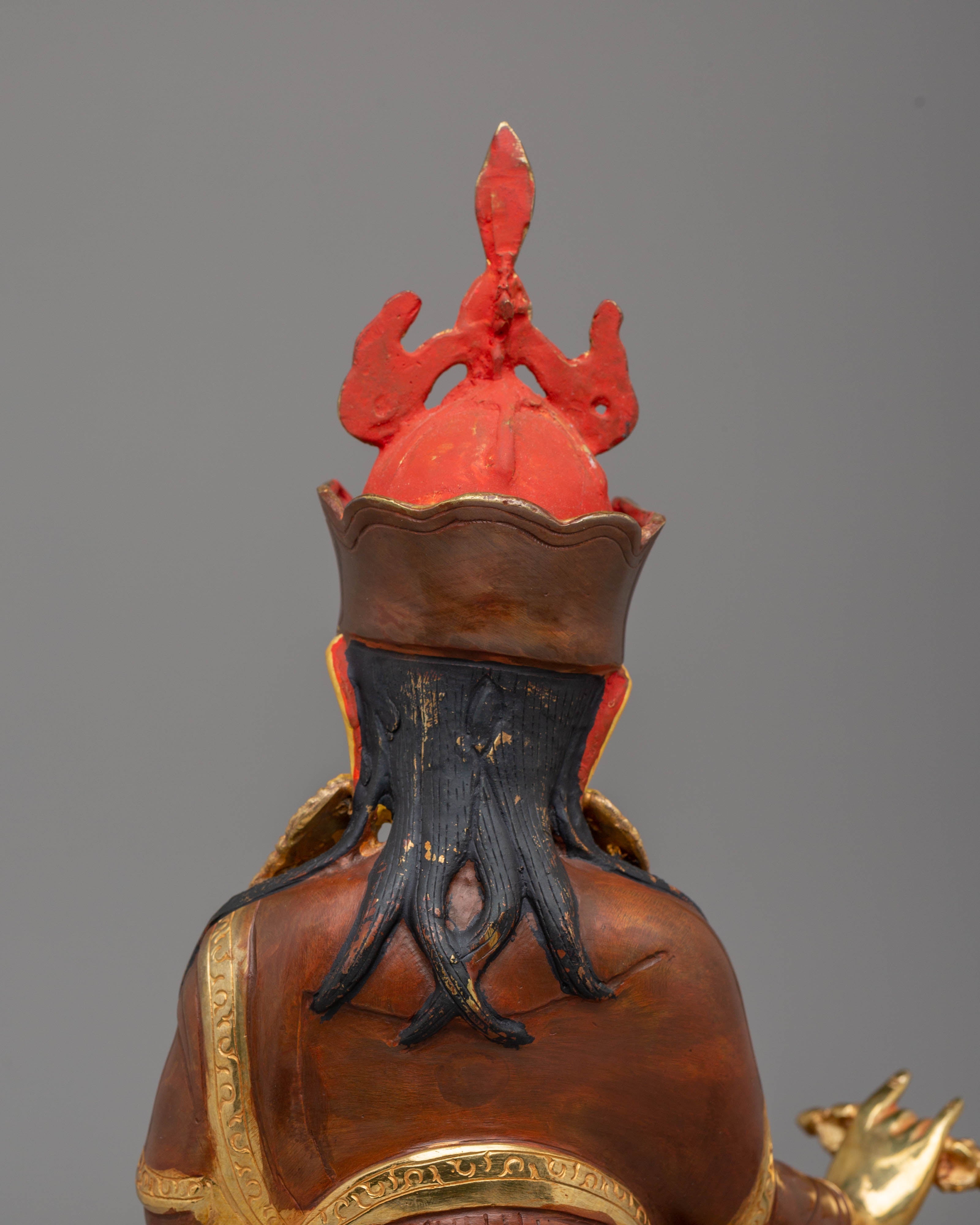 Handmade Golden Statue of Padmasambhava