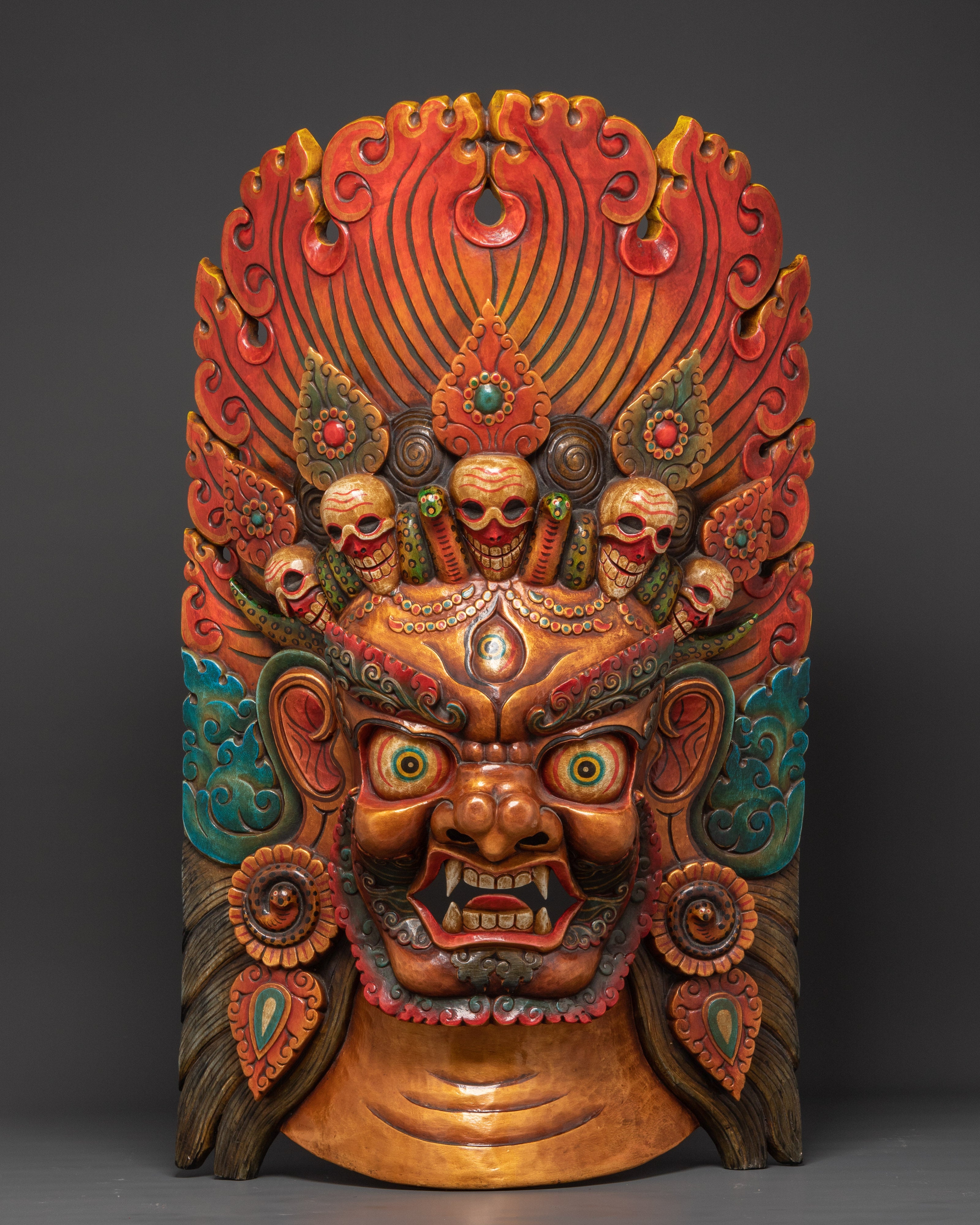 decorative-spiritual-bhairav-mask-wall-hanging