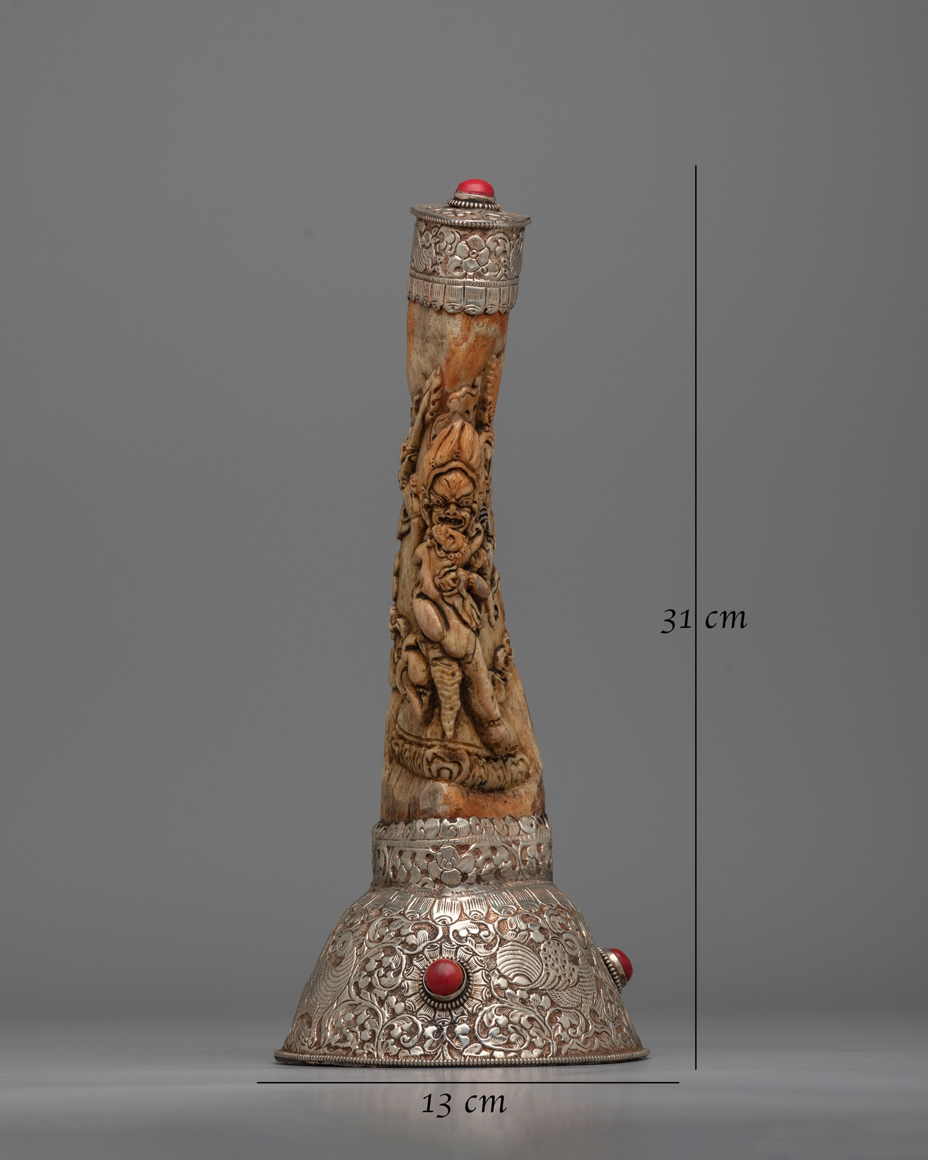 White Metal Bone Stamp | Infused with Cultural Significance and Ethical Craftsmanship