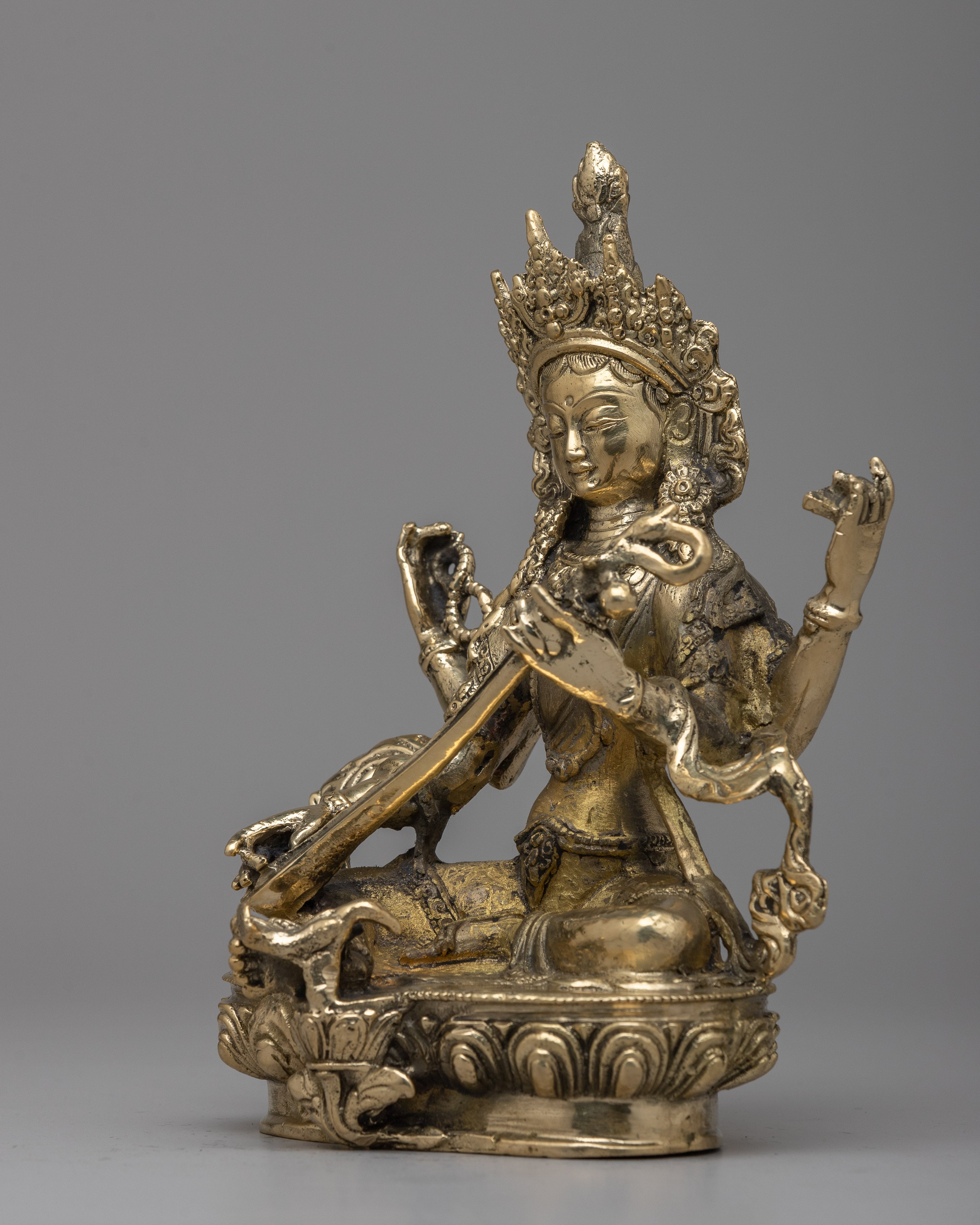 Exquisite Saraswati Devi Statue | Patron Goddess of Education & Arts