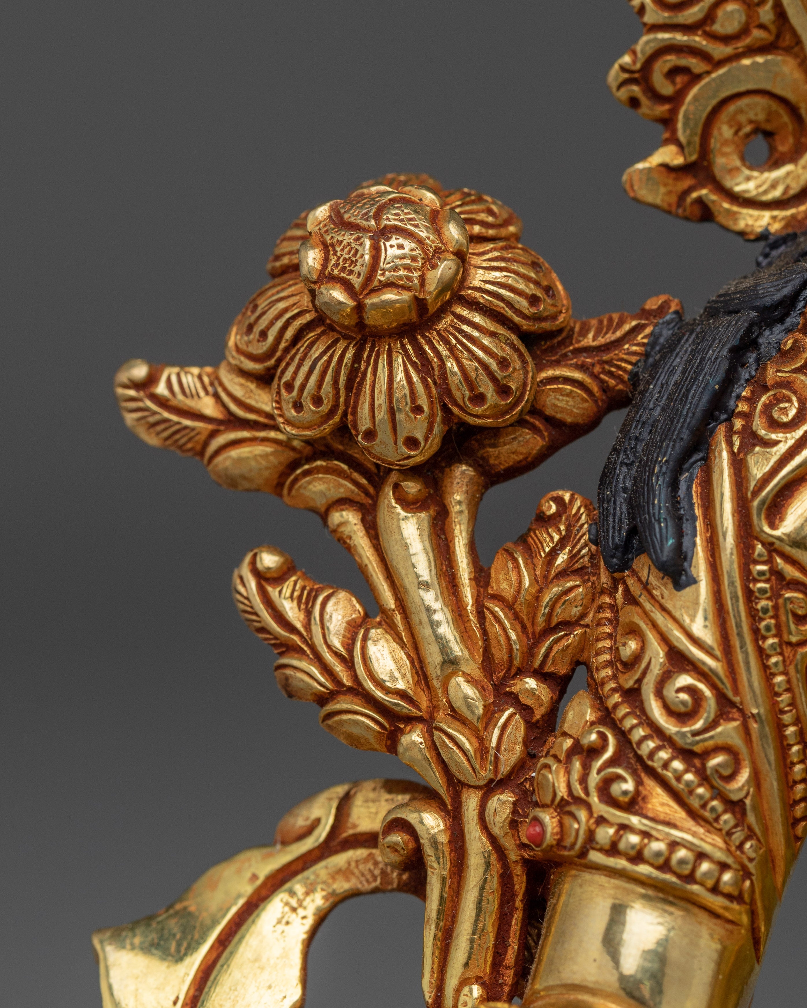 Female Buddha Sculpture of Green Tara | Peaceful Tara