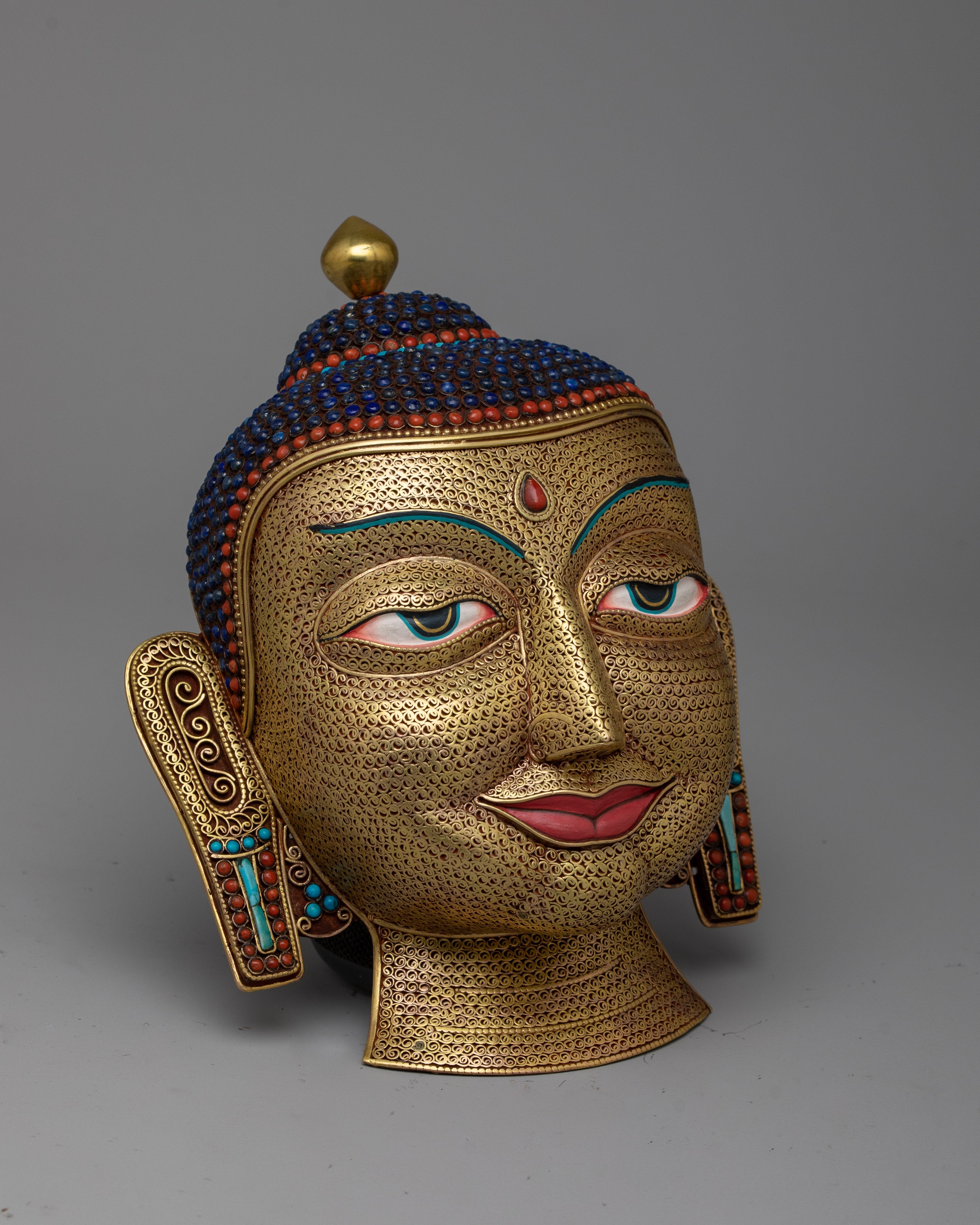 Buddha Mask Wall Hanging | Infusing Your Space with Serenity and Spiritual Presence