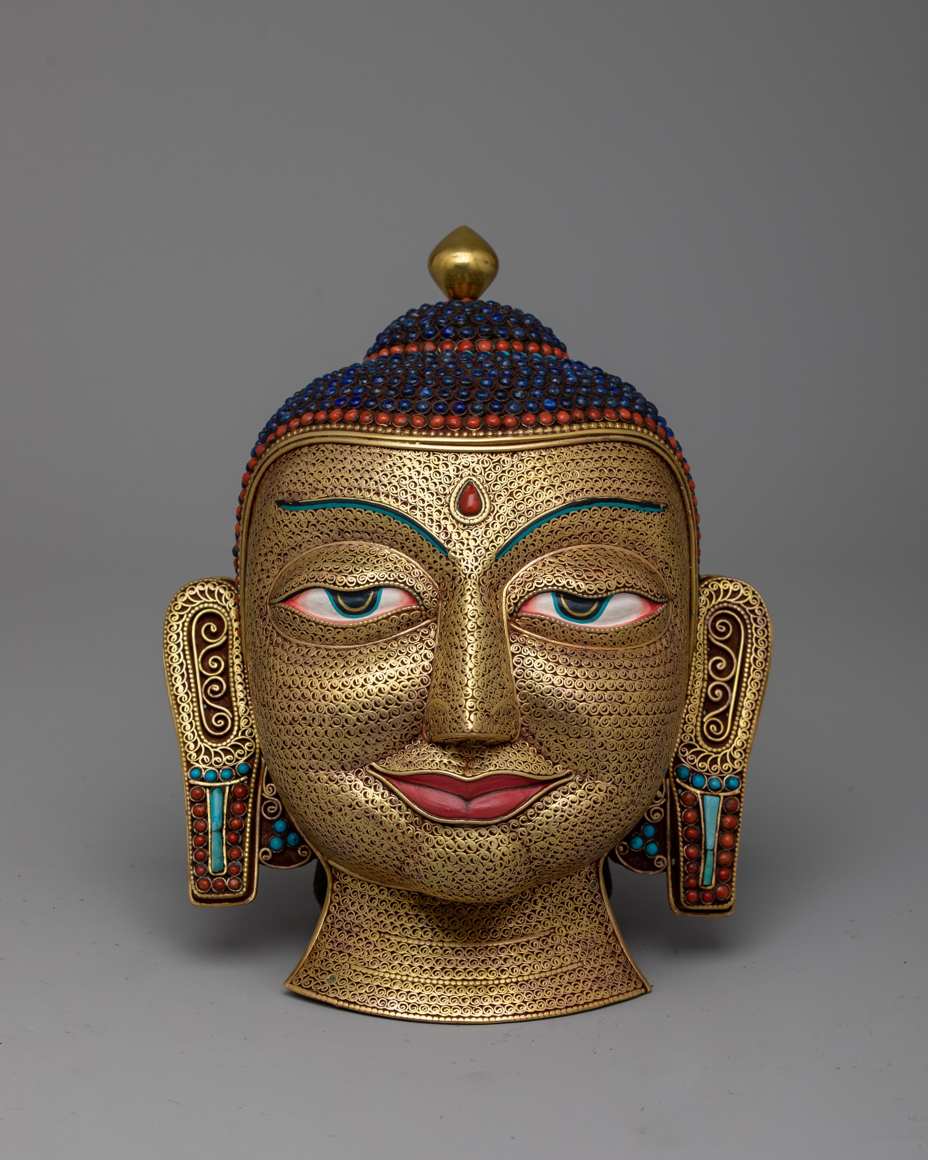 Buddha Mask Wall Hanging | Infusing Your Space with Serenity and Spiritual Presence