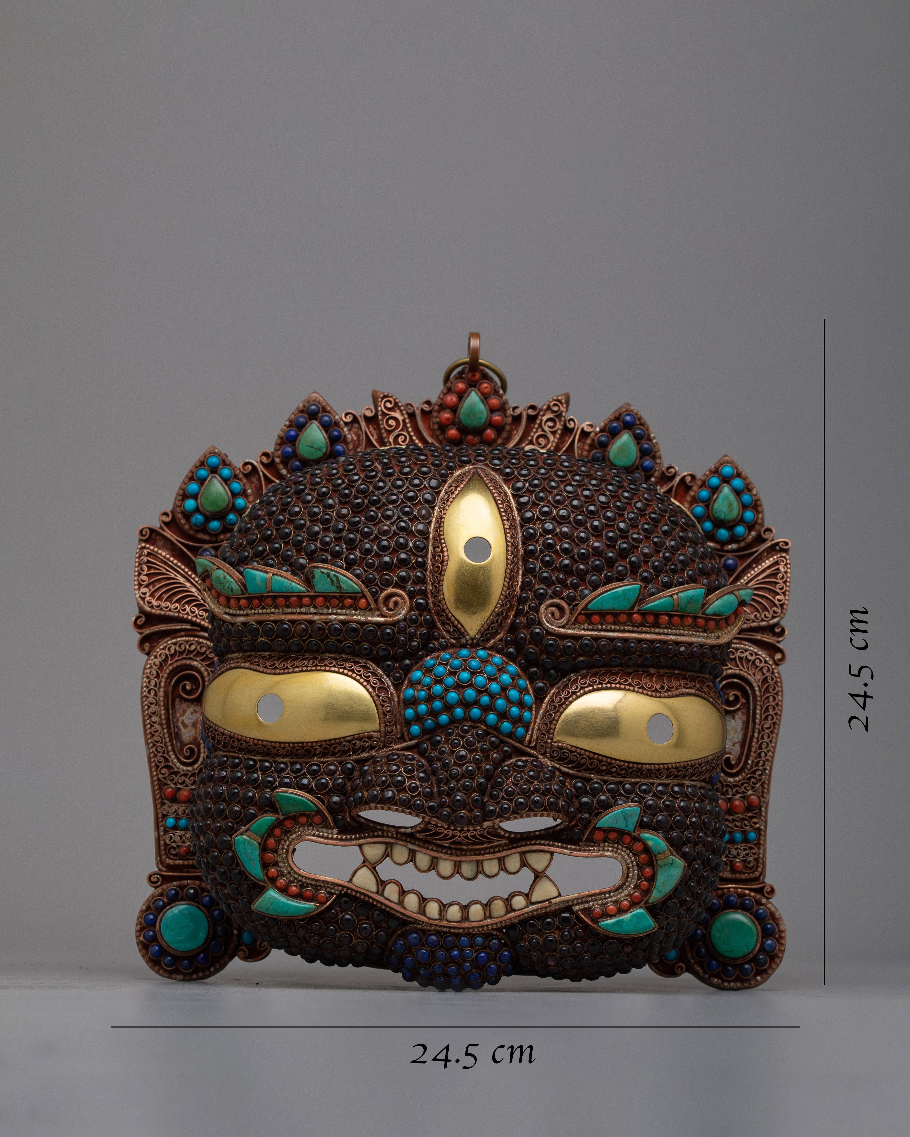 The Fierce Deity Mask | Mahakala's Symbol of Protective Power and Spiritual Vigilance