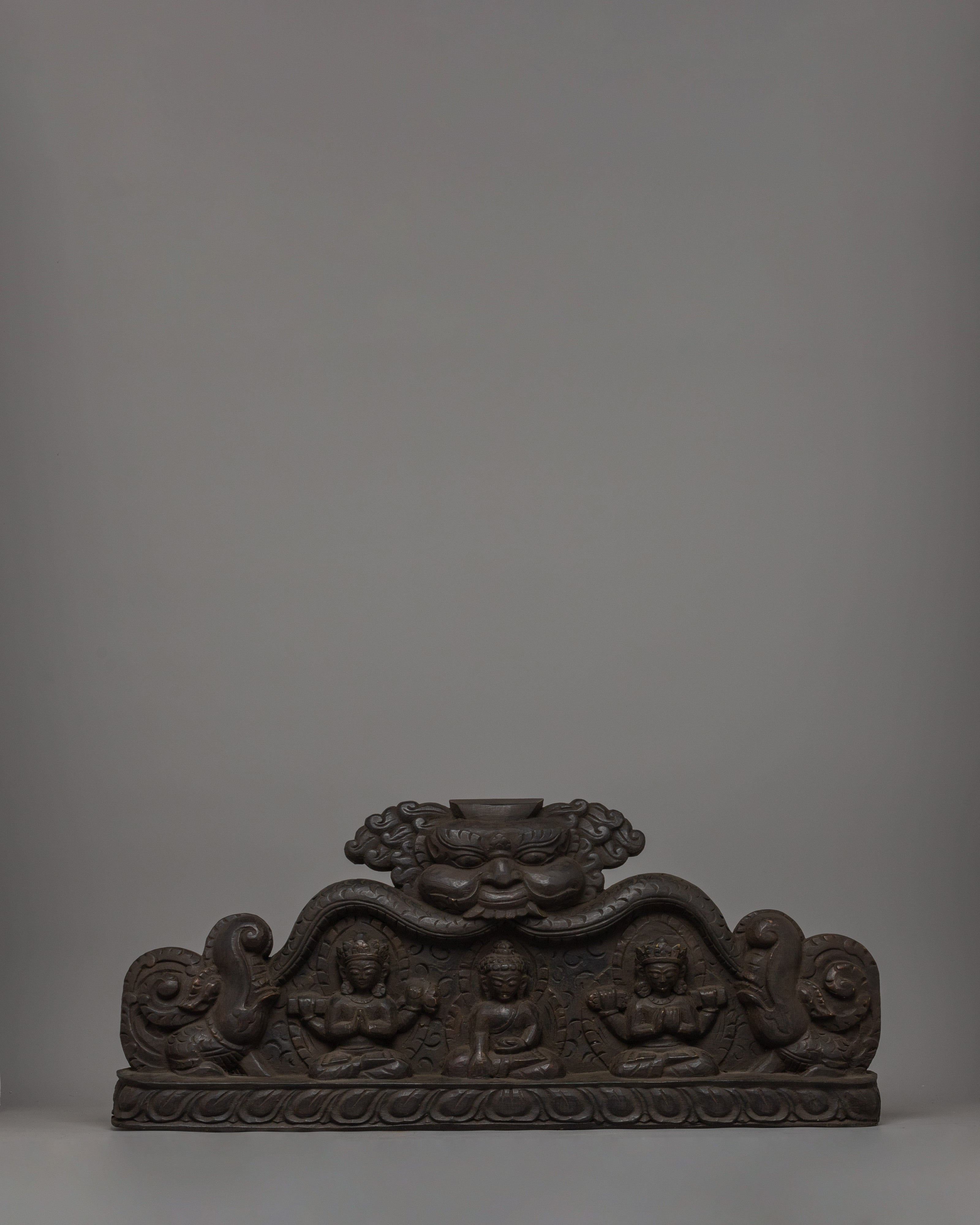 Wooden Door Frame | Temple-Style Carved Deco