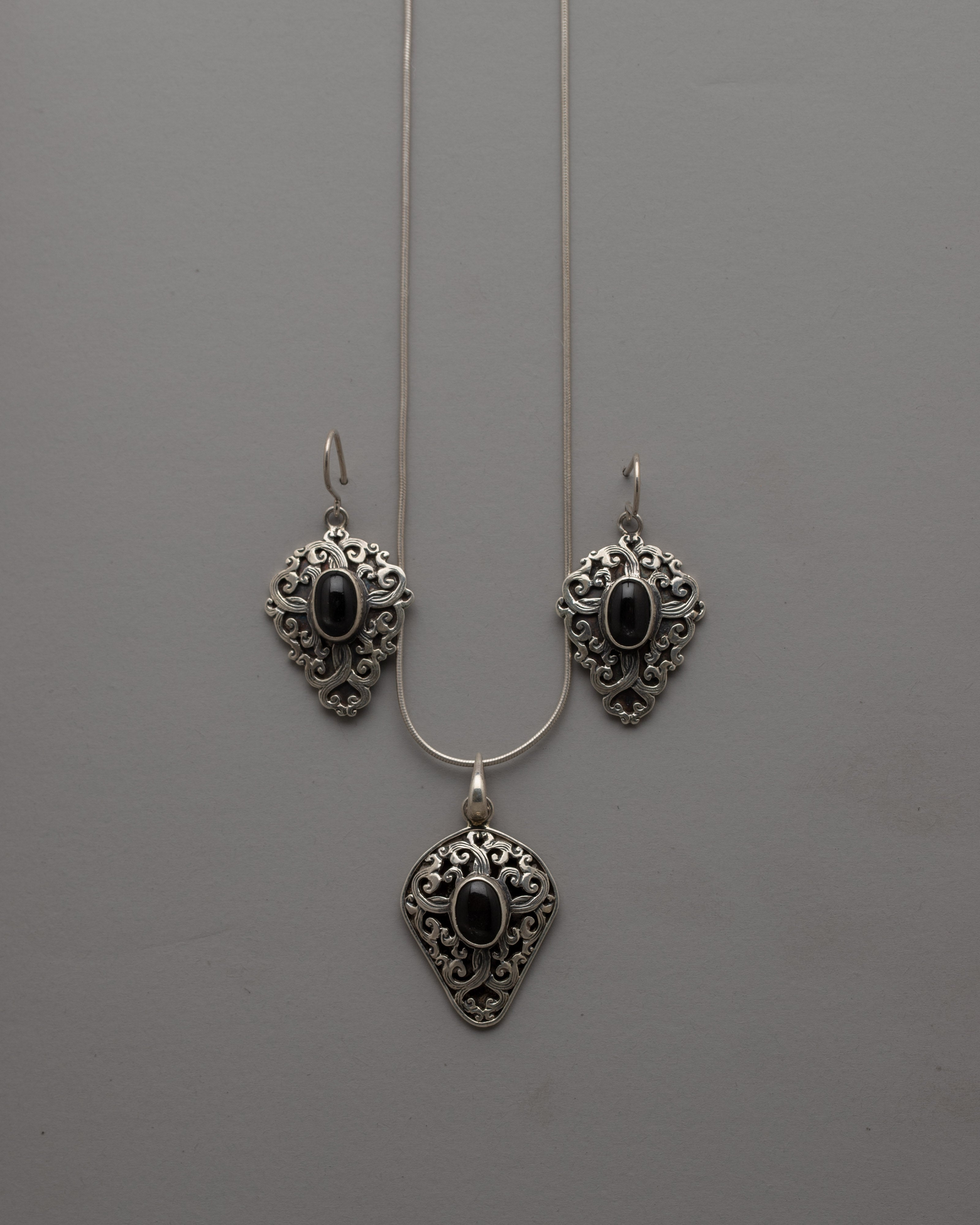 Earrings and Locket Set | Complete Your Look with Matching Accessories