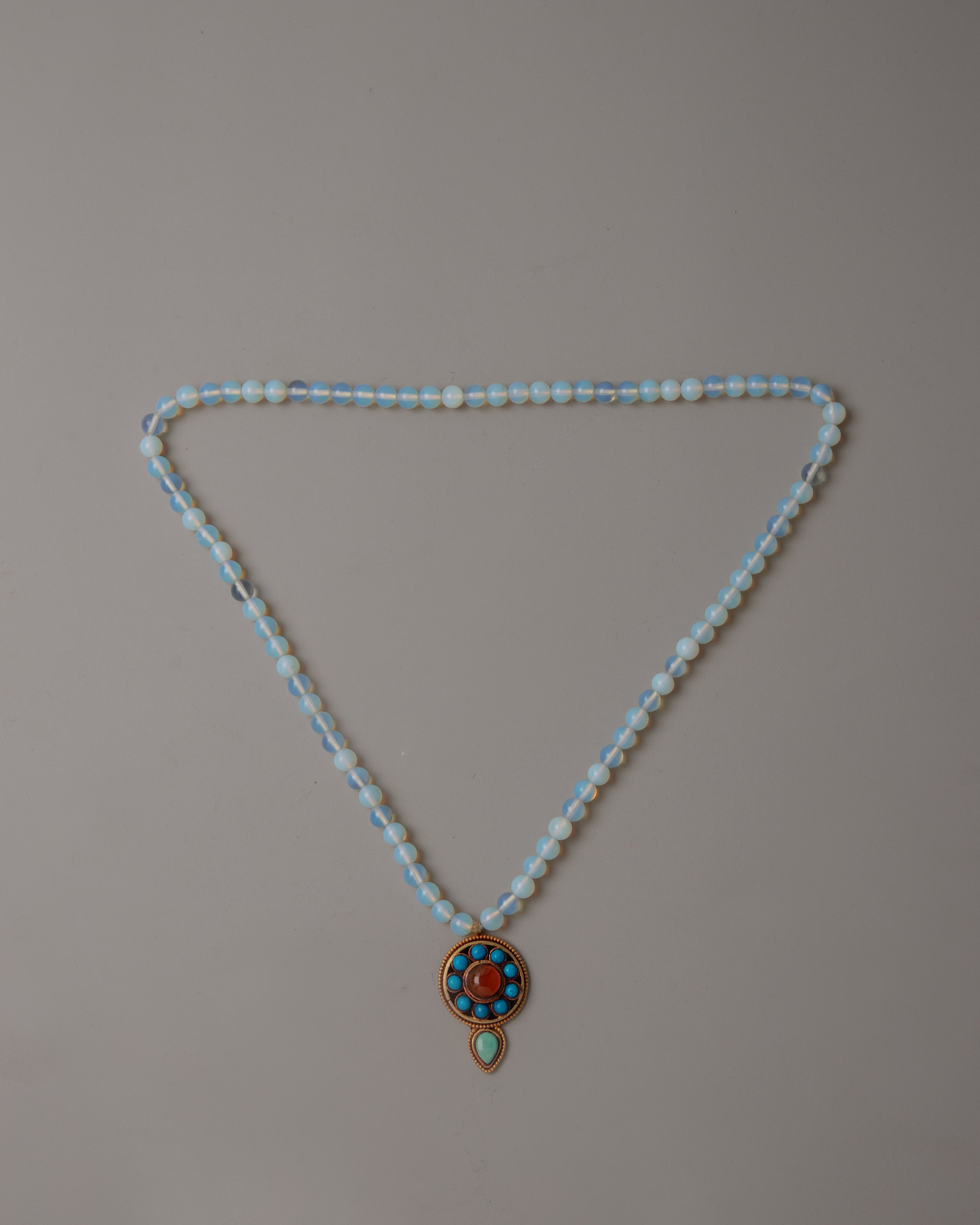 Moon Stone Mala Bead Necklace | Elevating Your Spiritual Connection and Inner Harmony