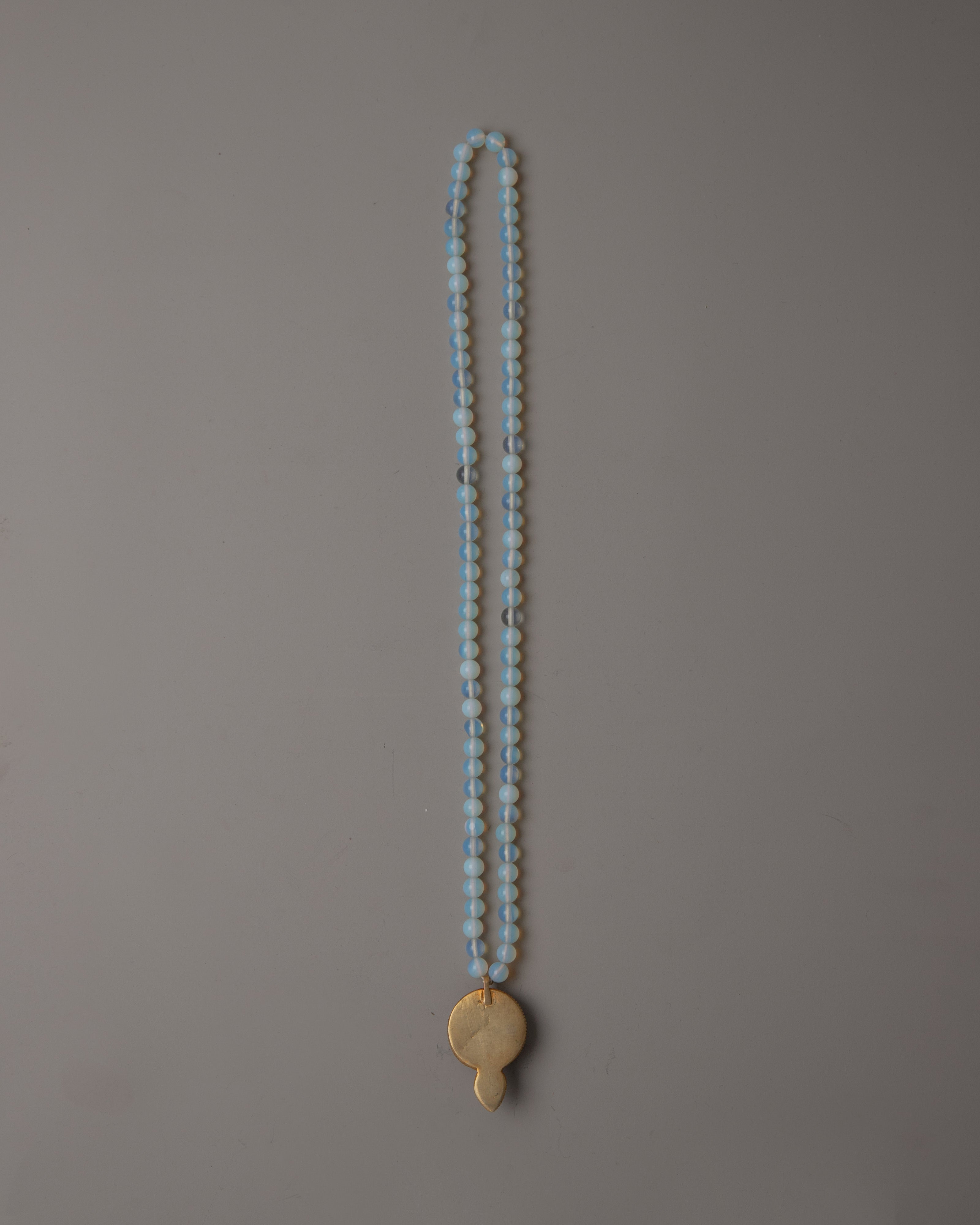 Moon Stone Mala Bead Necklace | Elevating Your Spiritual Connection and Inner Harmony