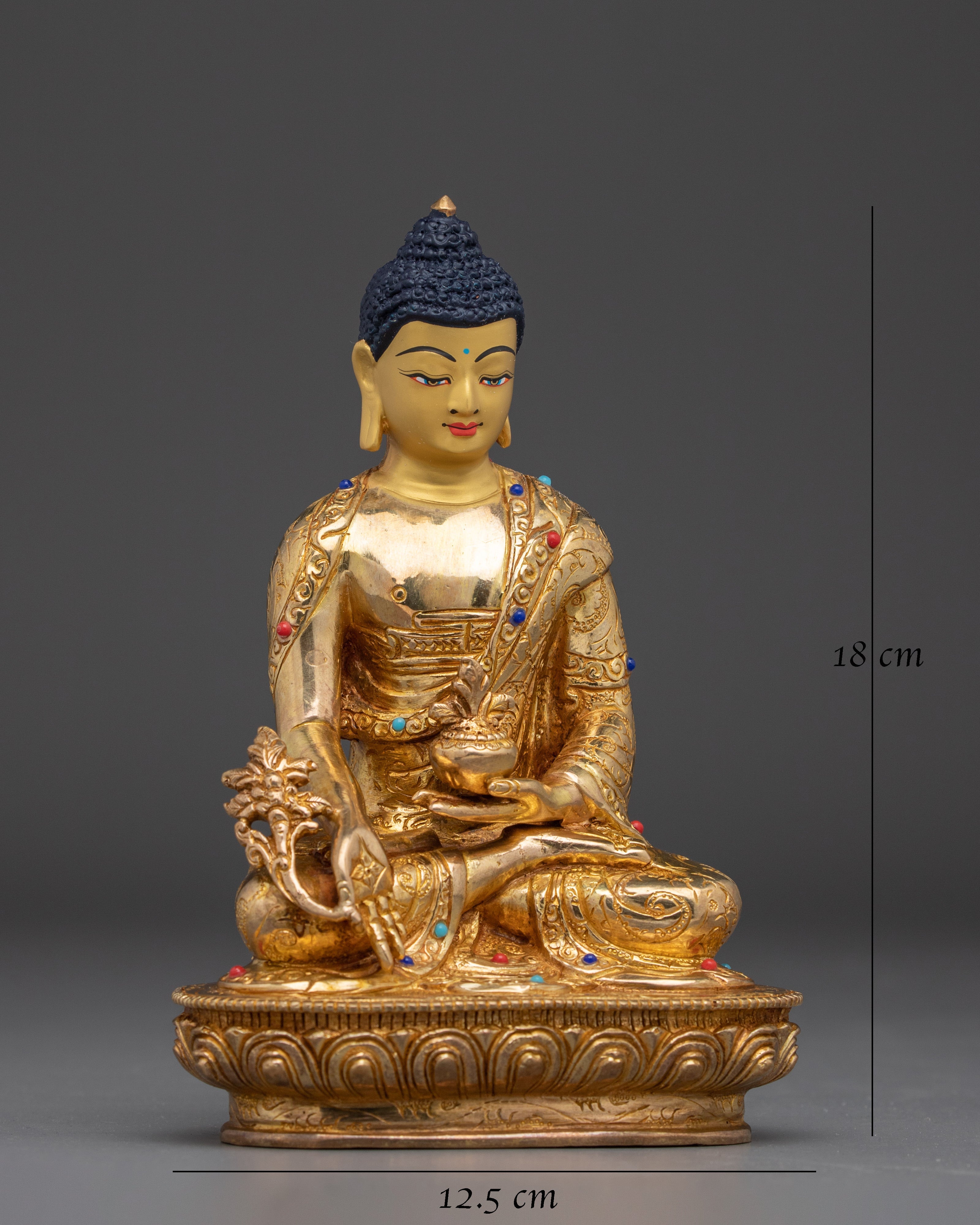 Exquisite Medicine Buddha Sculpture