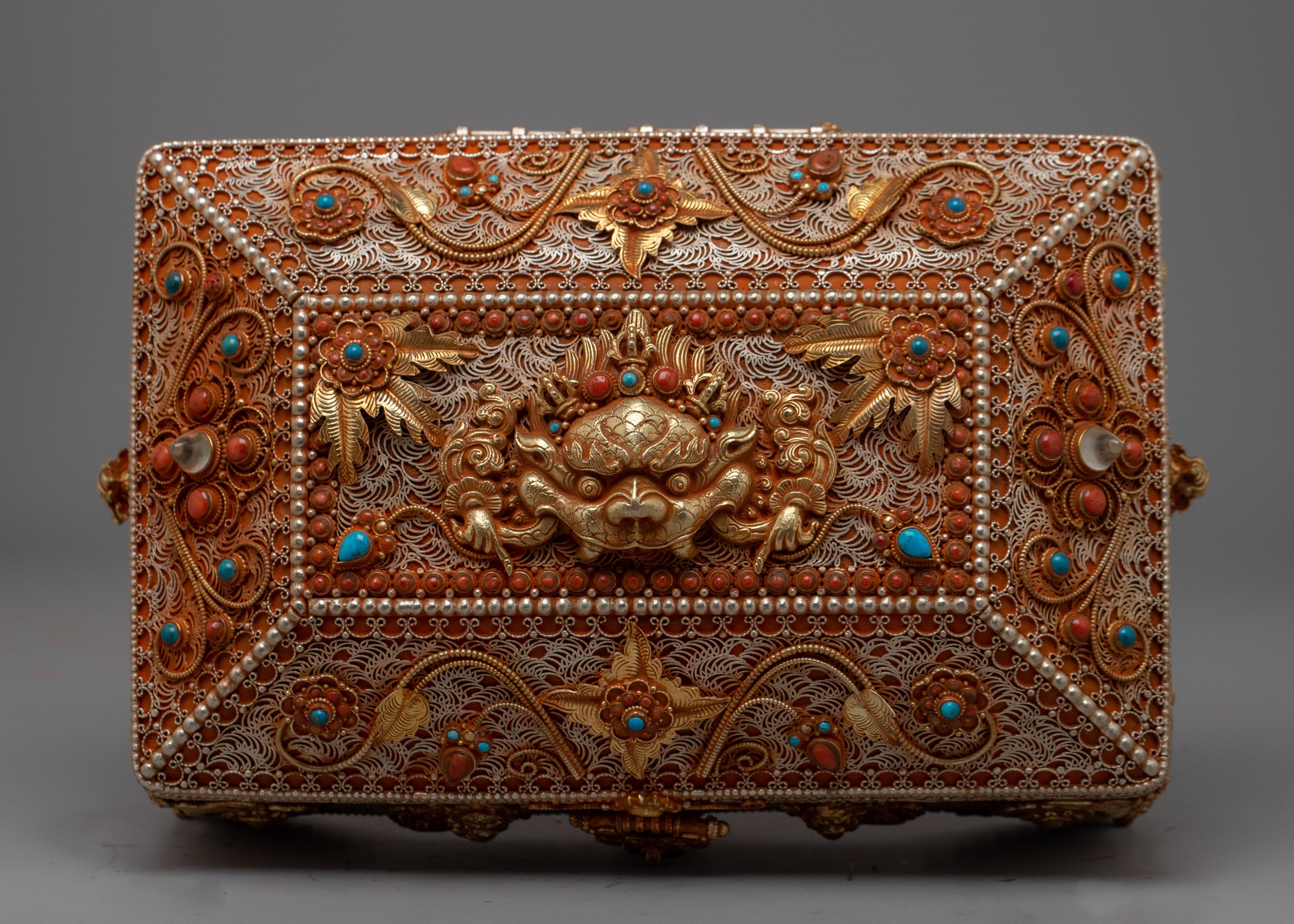 Buddhist Jewelry Box | Himalayan Souvenir Art