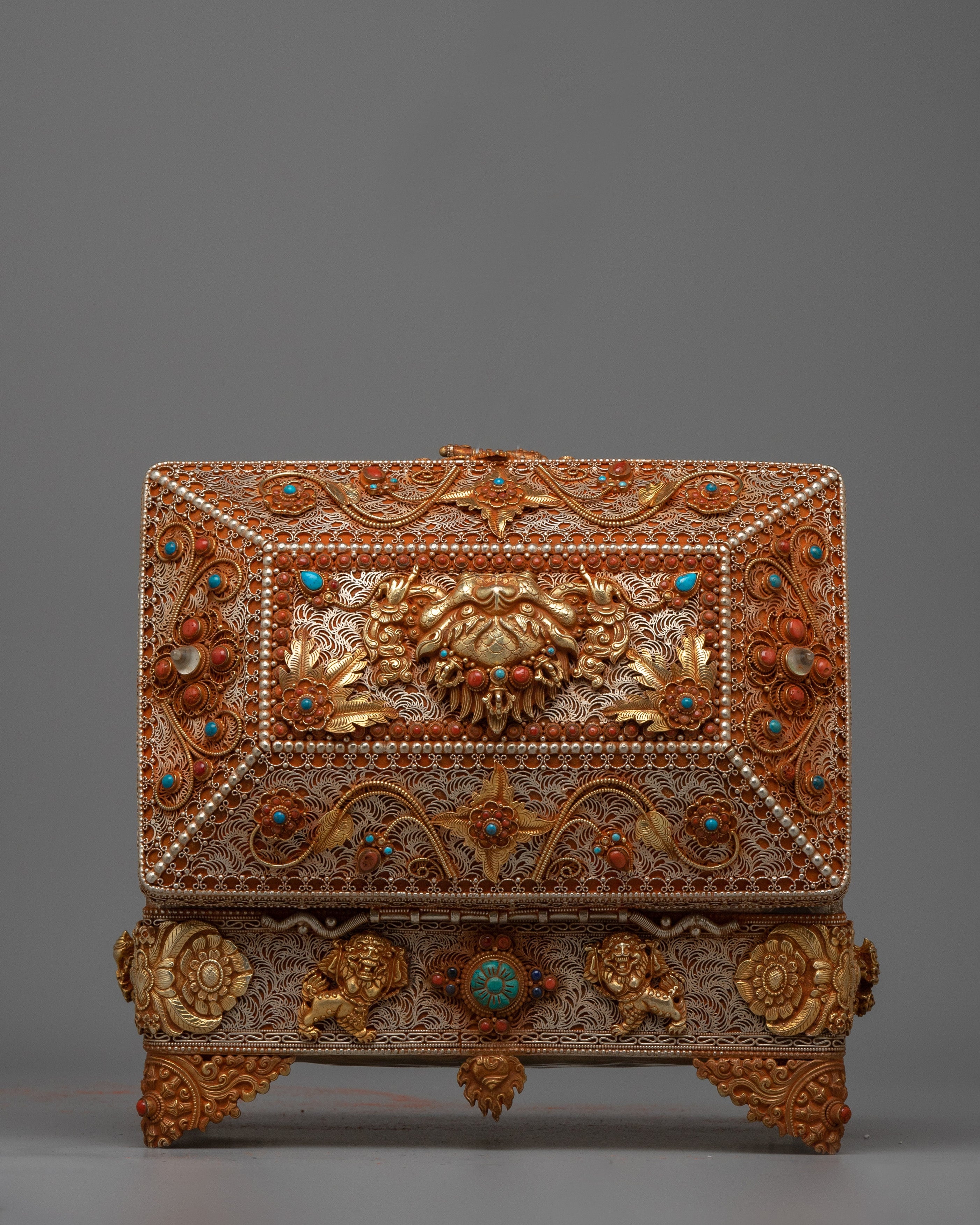 Buddhist Jewelry Box | Himalayan Souvenir Art