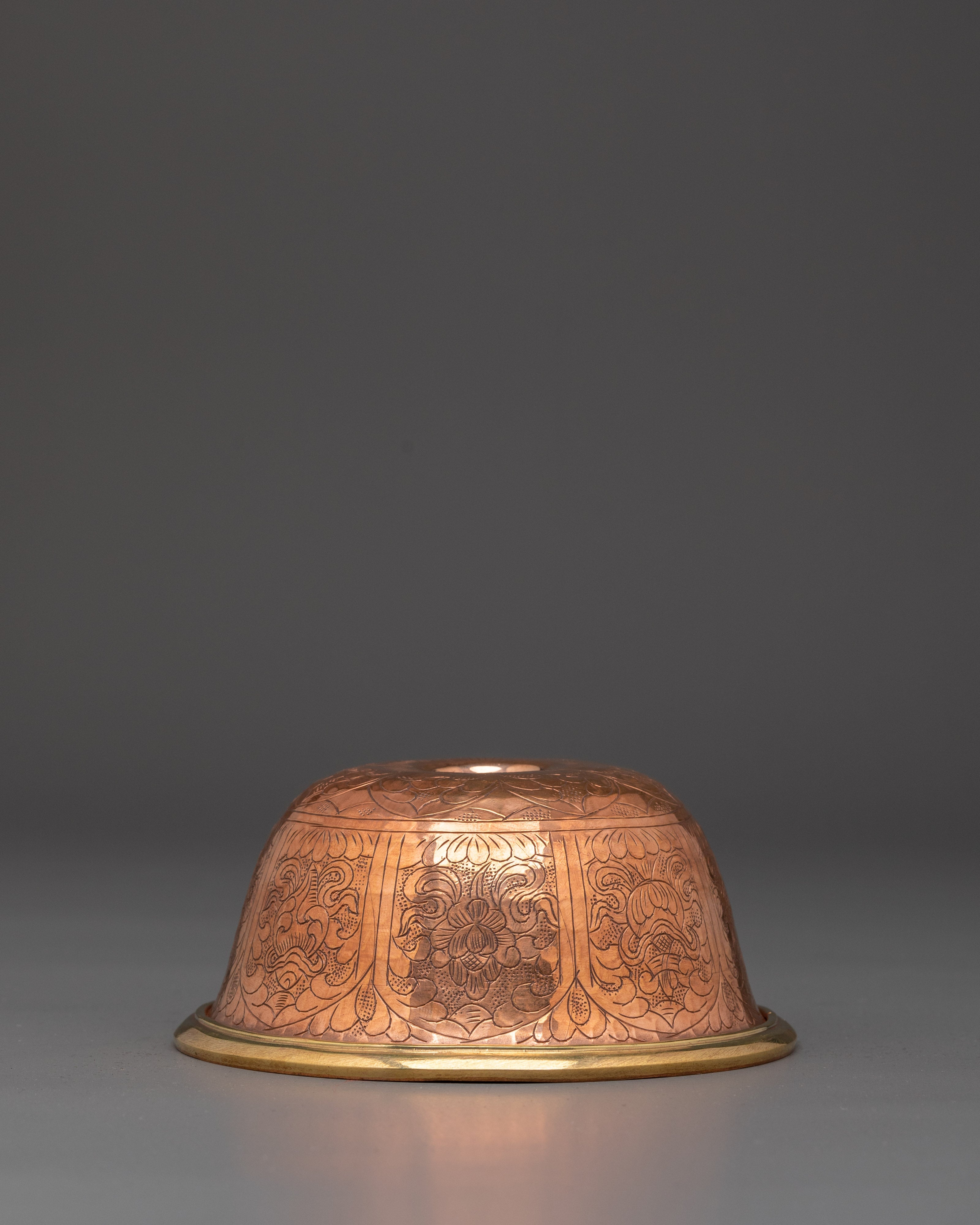 Seven-Offering Bowls Set | Copper and Brass Ritual Bowls