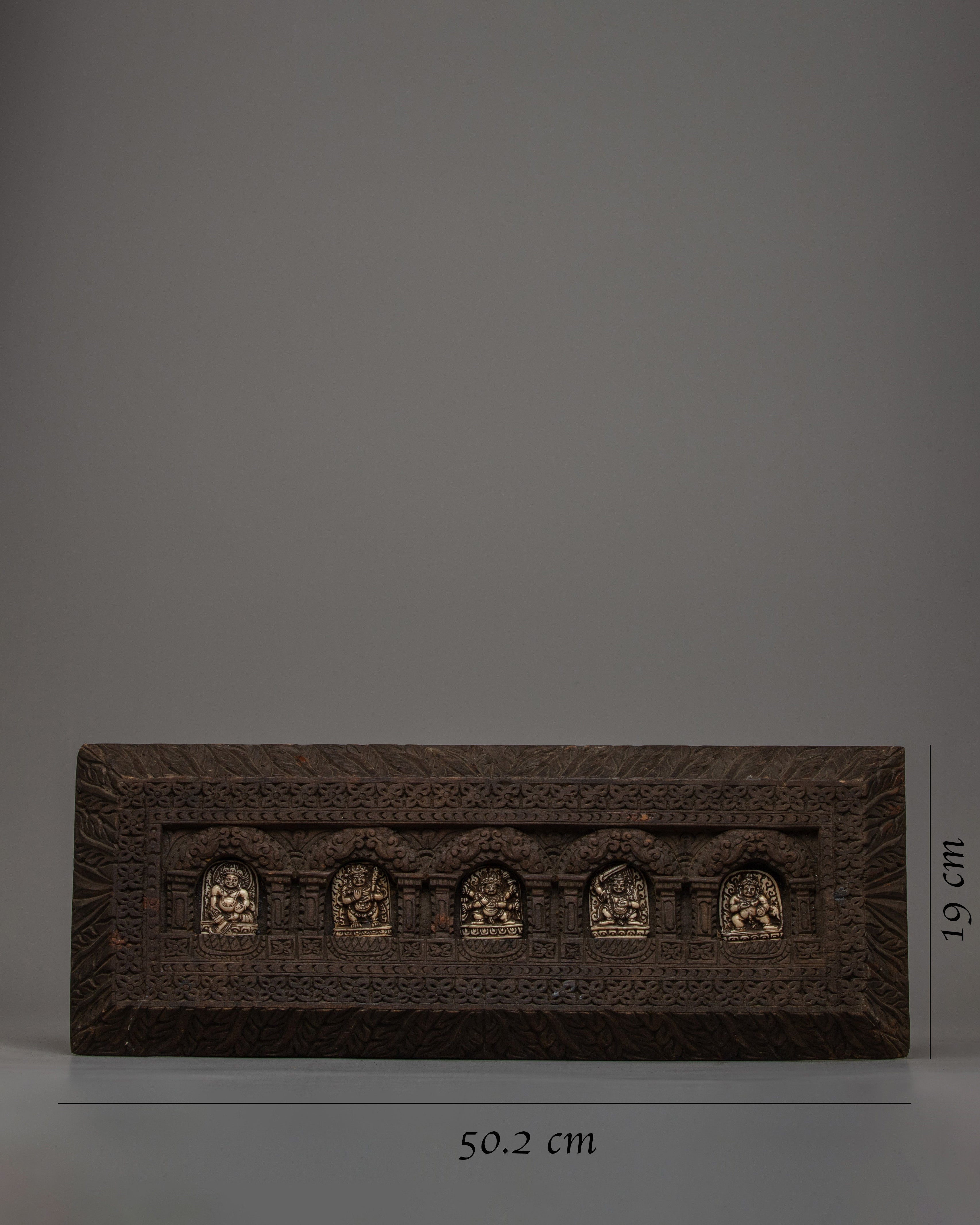 Wooden Tibetan Book Cover | Spiritual Art for Your Books & Journals