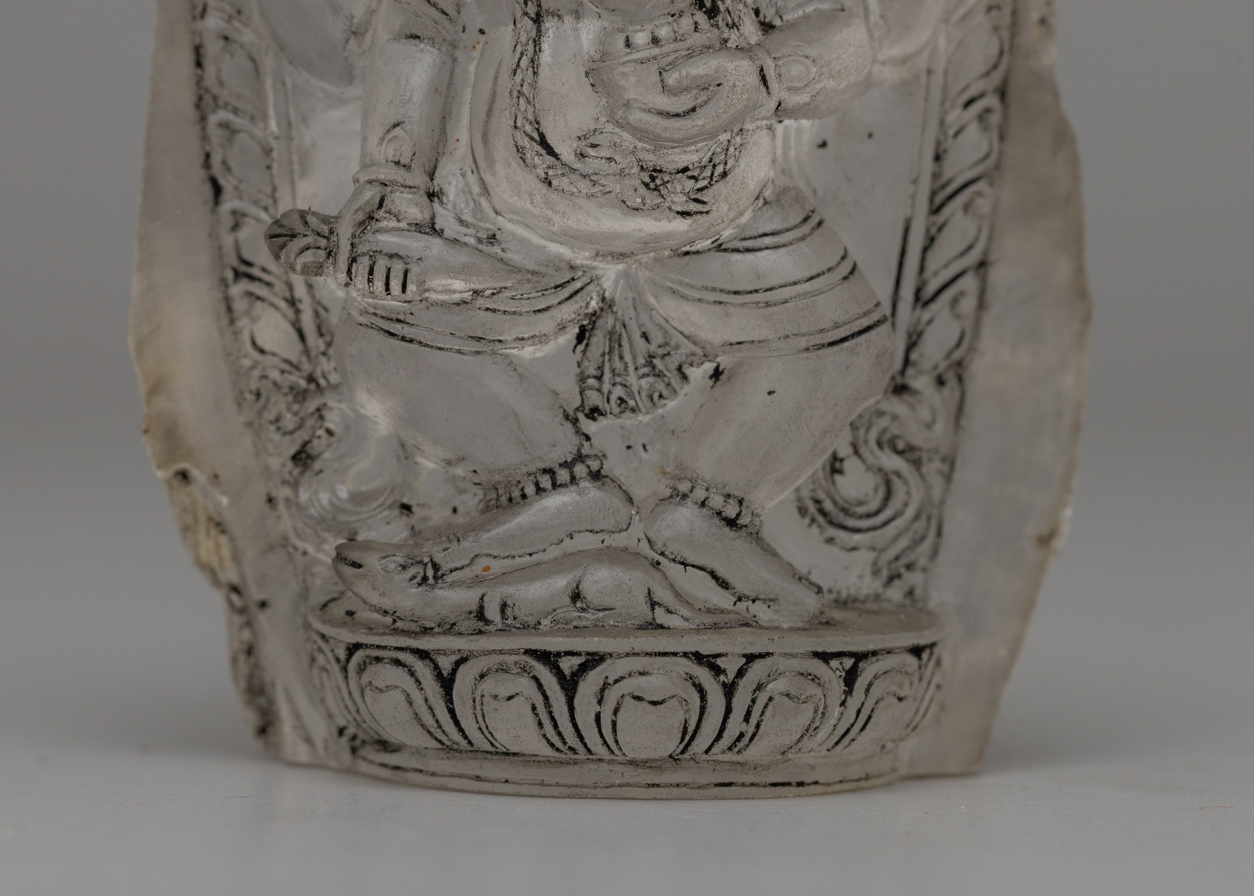 Crystal Hand-Carved Ganesh Statue for Prosperity | Protector Deity Figurine