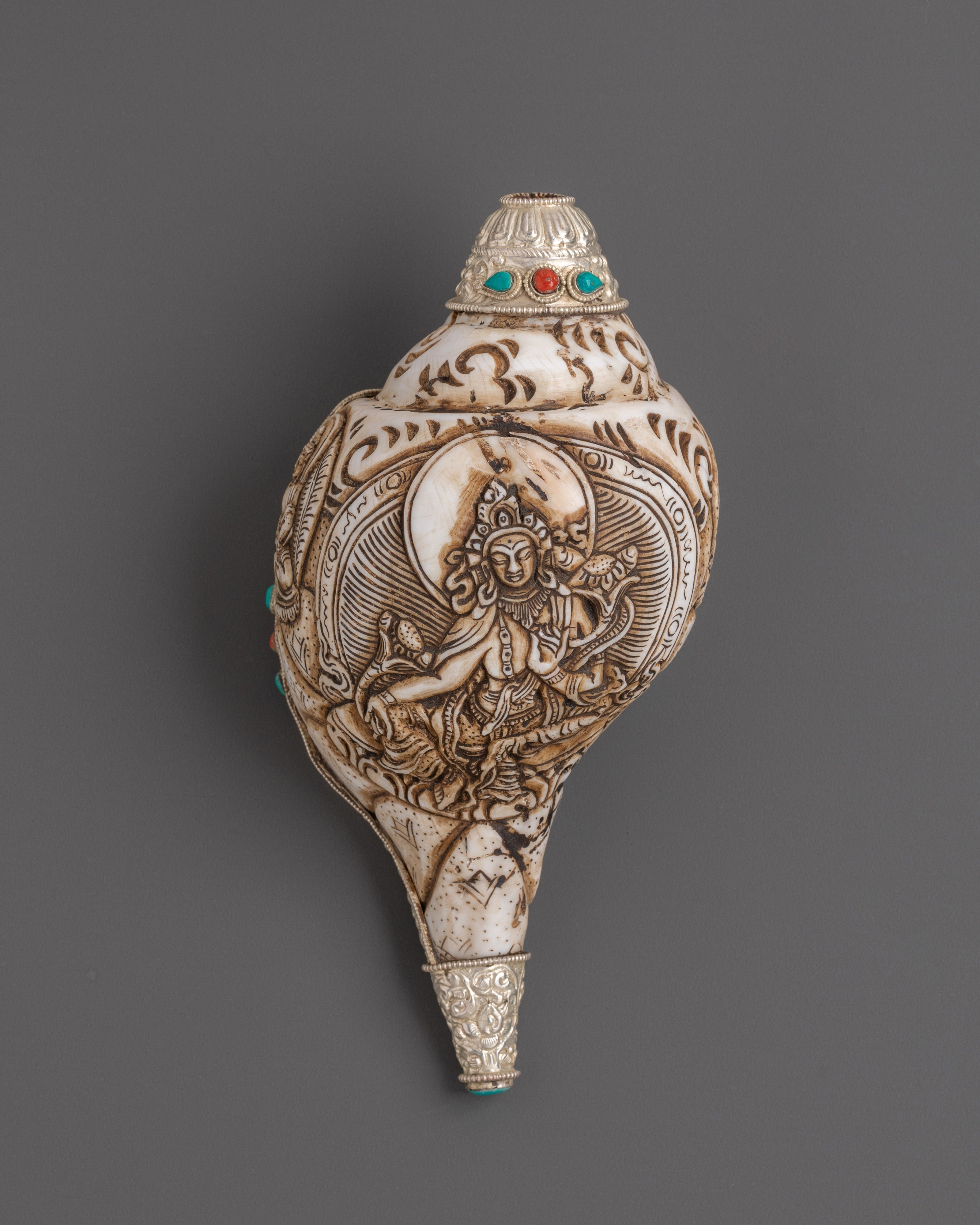 Sacred Conch Artifact | Meditation and Altar Decor