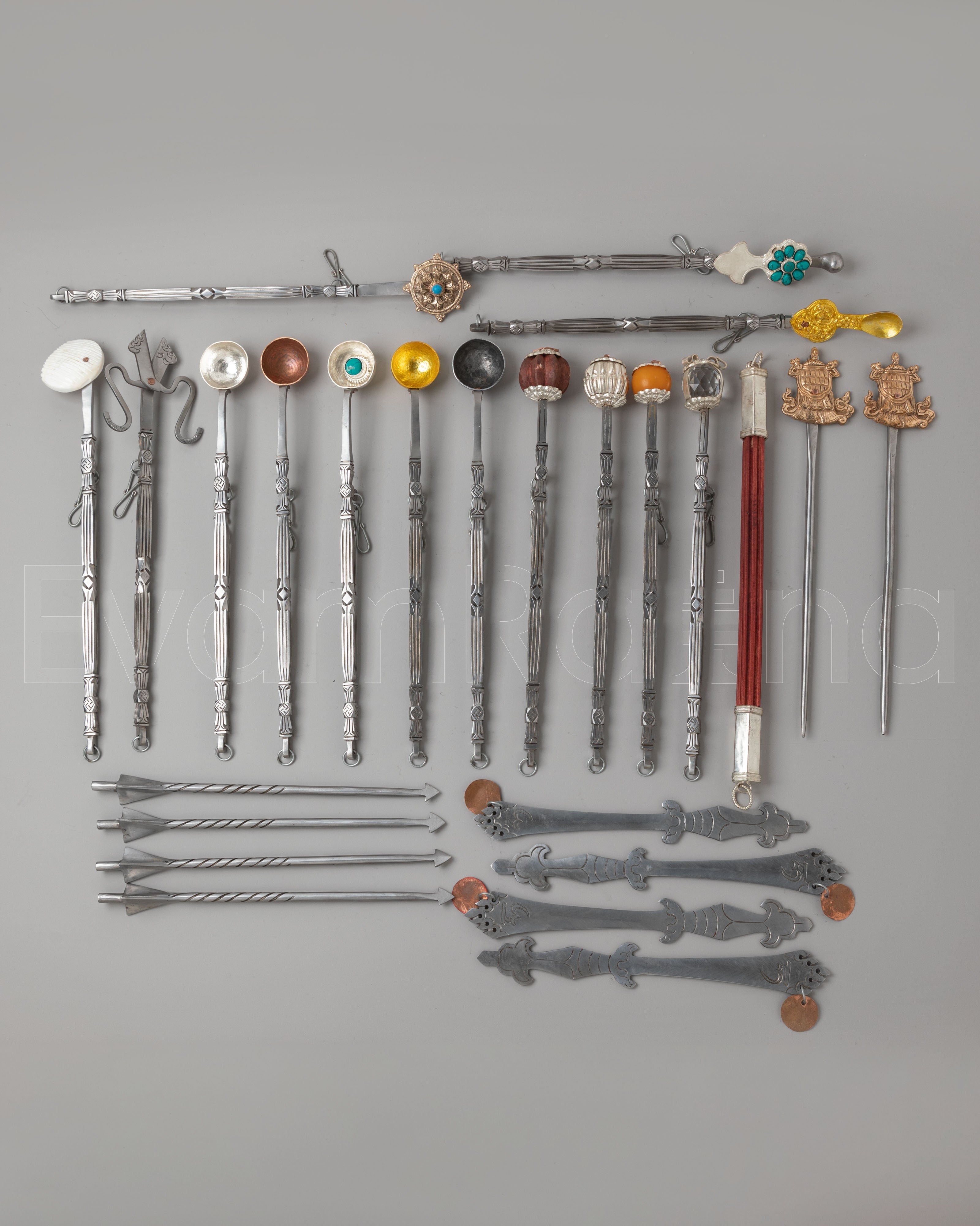 Tibetan Altar Ritual Item Set