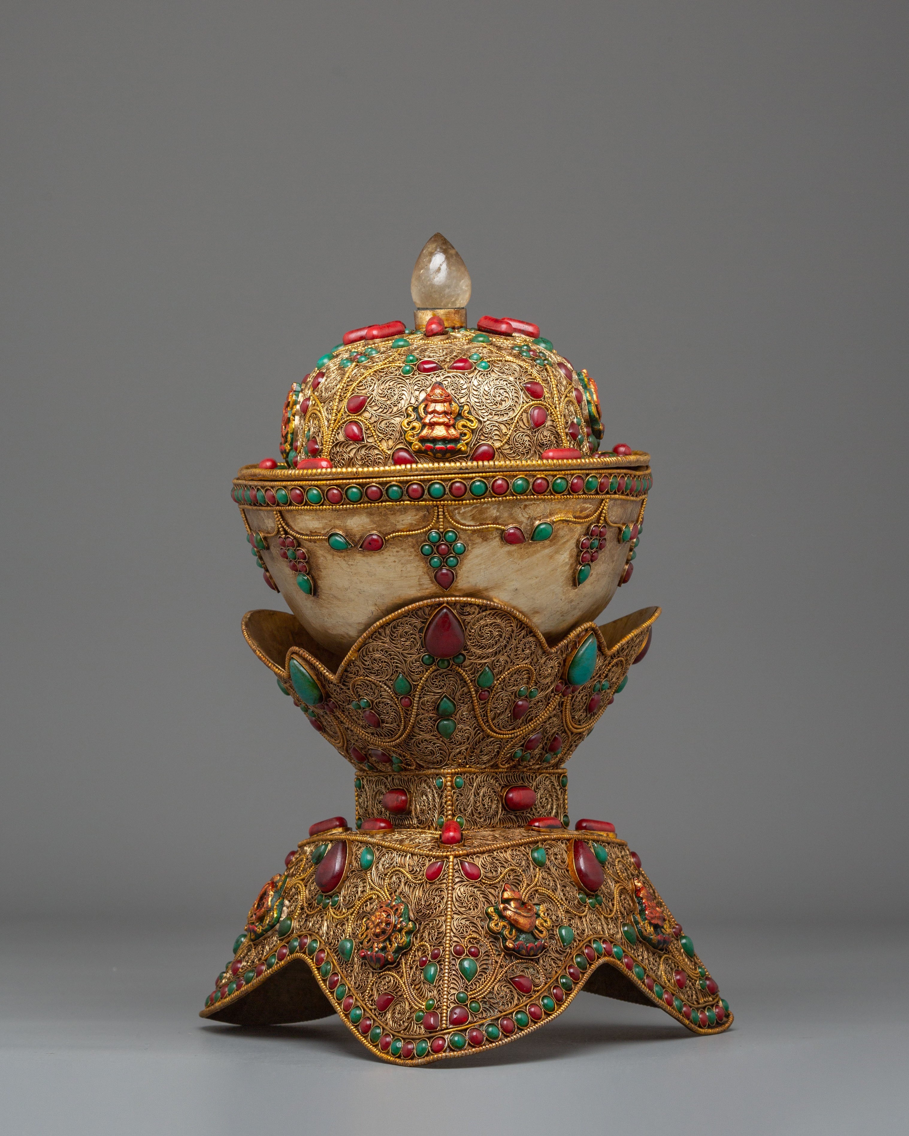 Sacred Kapala Ritual Offering Cup