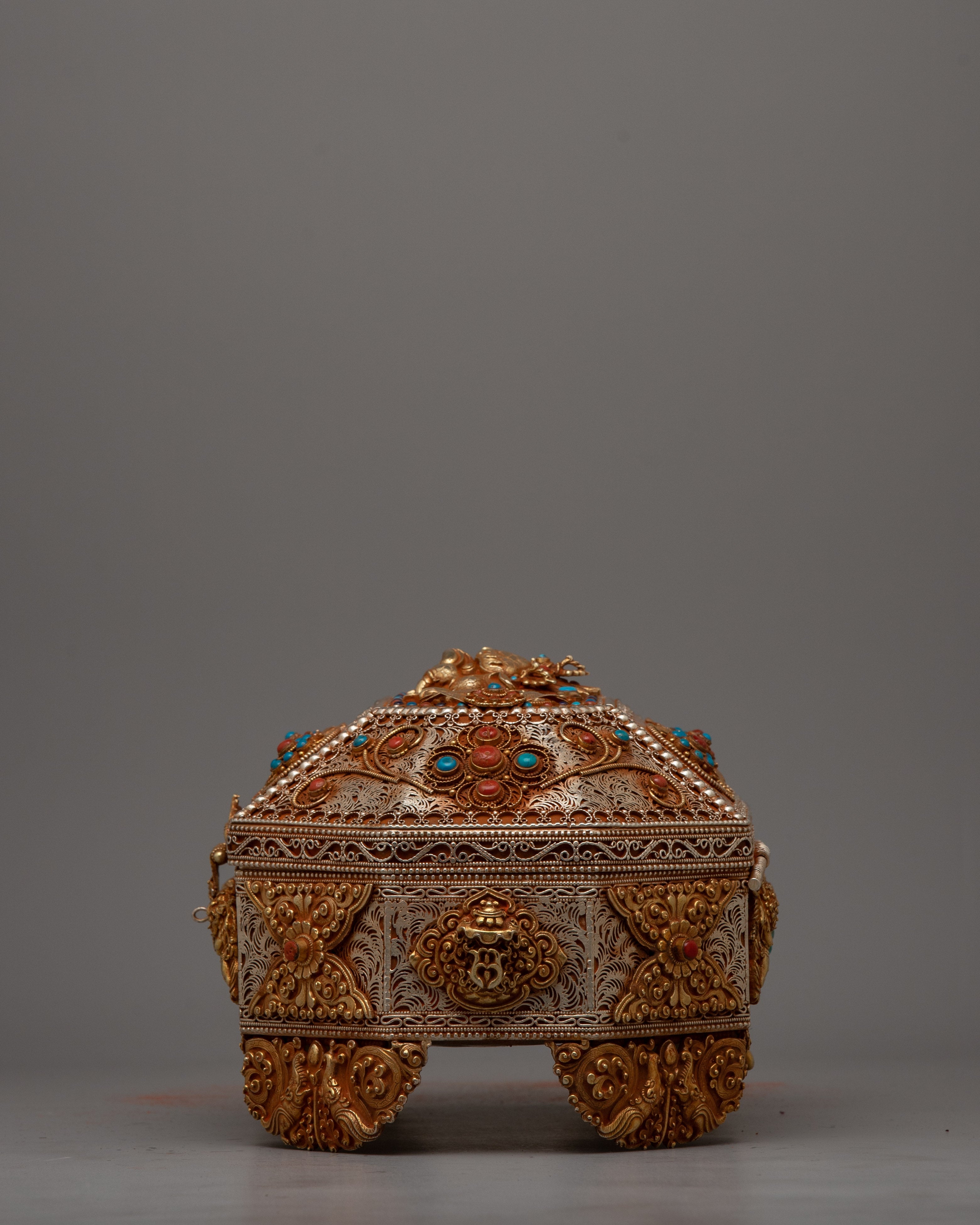 TIbetan Jewelery Box | Preserve Your Precious Gems with the Sacred Symbolism