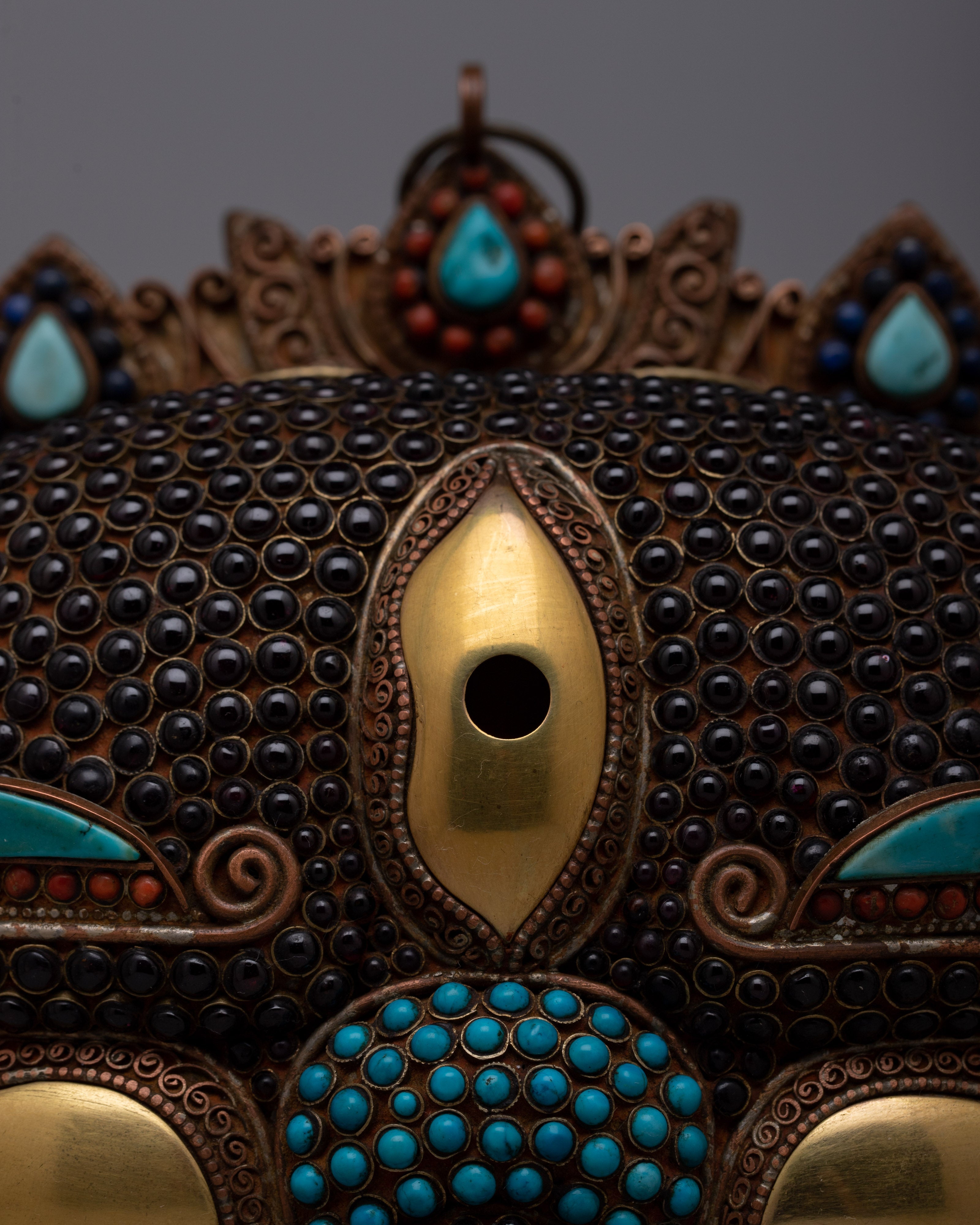 Mask of Bhairava Nepal | Sacred Artifact for Spiritual Rituals and Strength