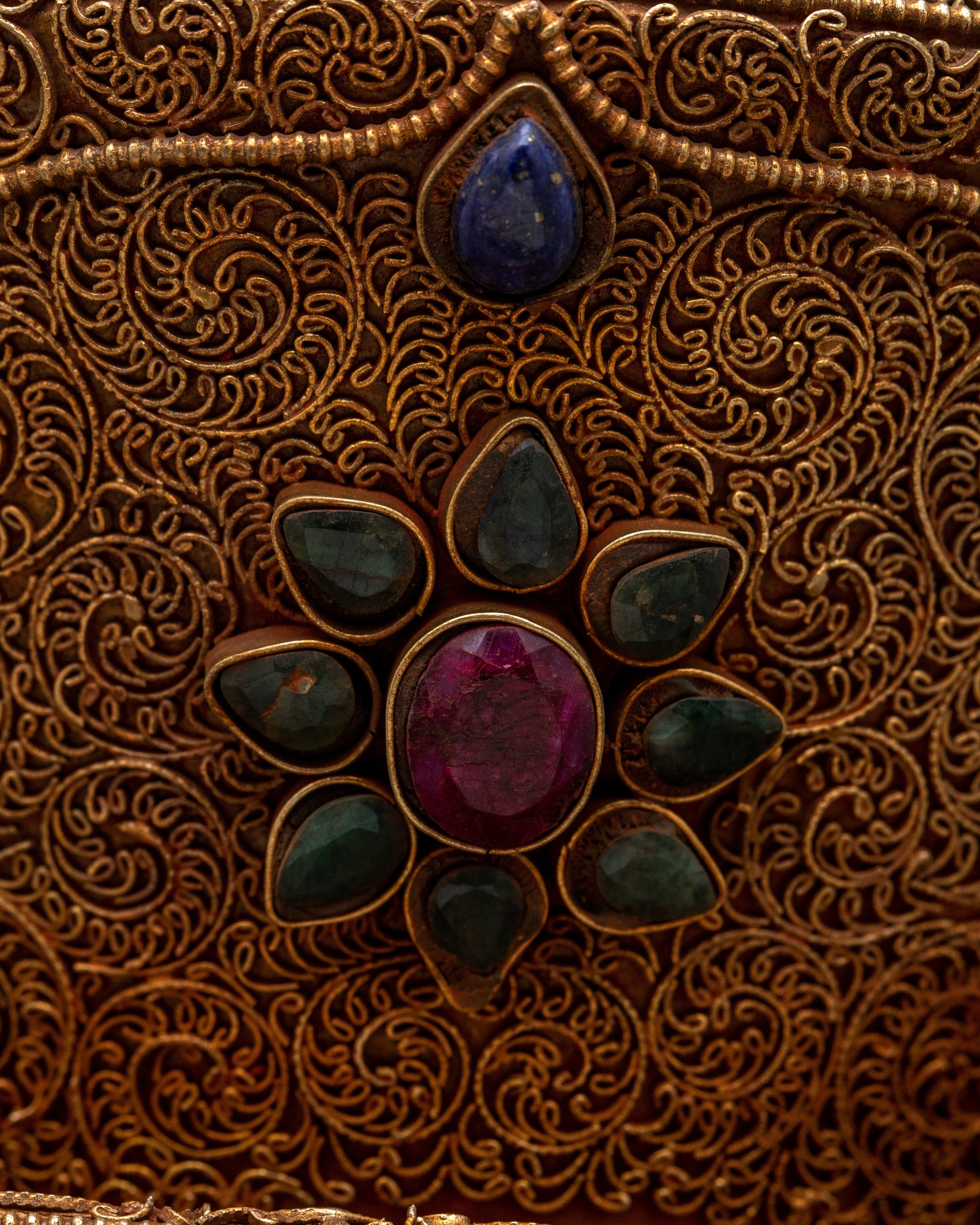 Authentic Handcrafted Copper Stupa | Exquisite Symbol of Spiritual Ascension and Enlightenment
