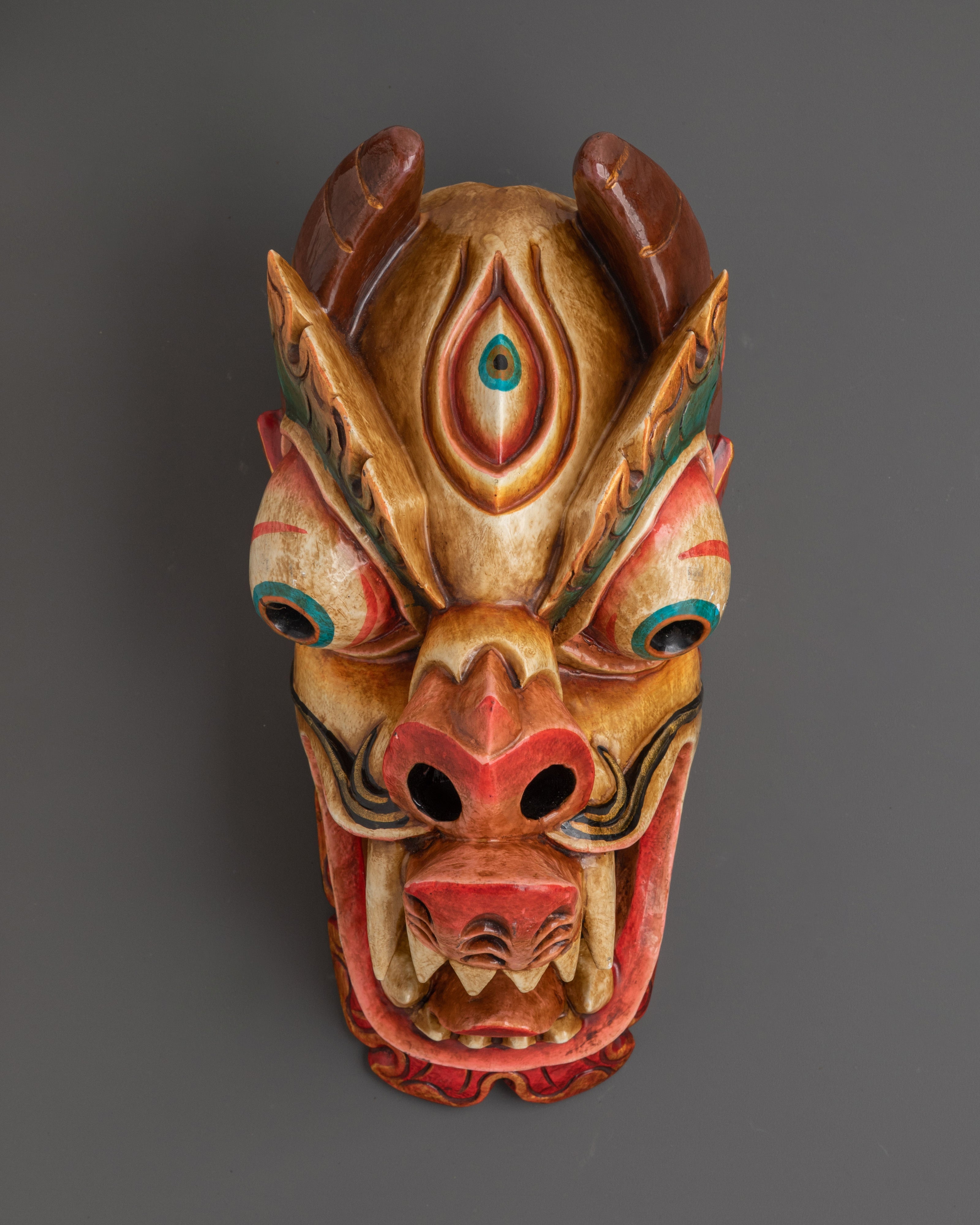 Tibetan Religious Wall Art | Spiritual Protection Wall Hanging
