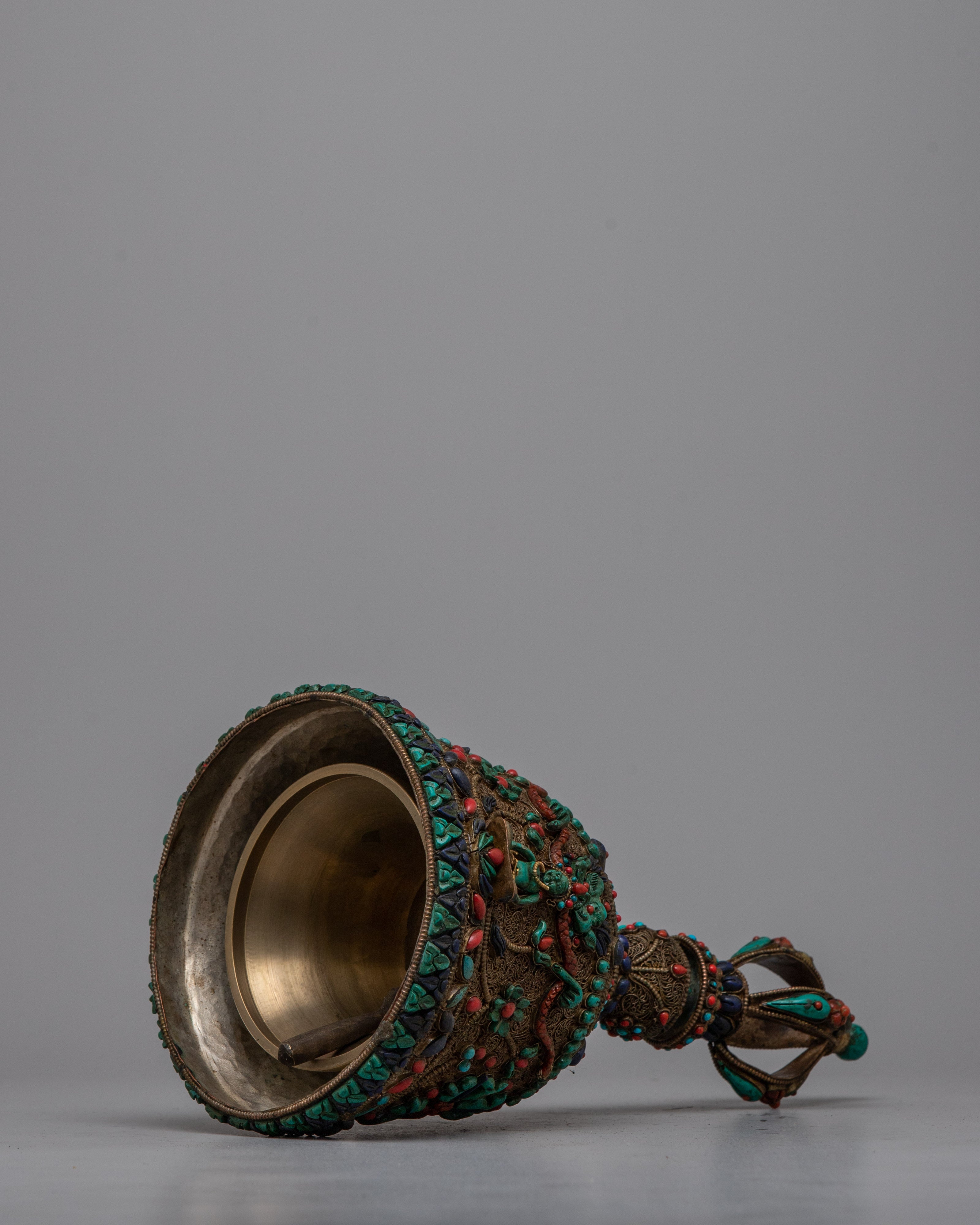 Handcrafted Buddhist Bell | Sacred Ritual Instrument for Peace