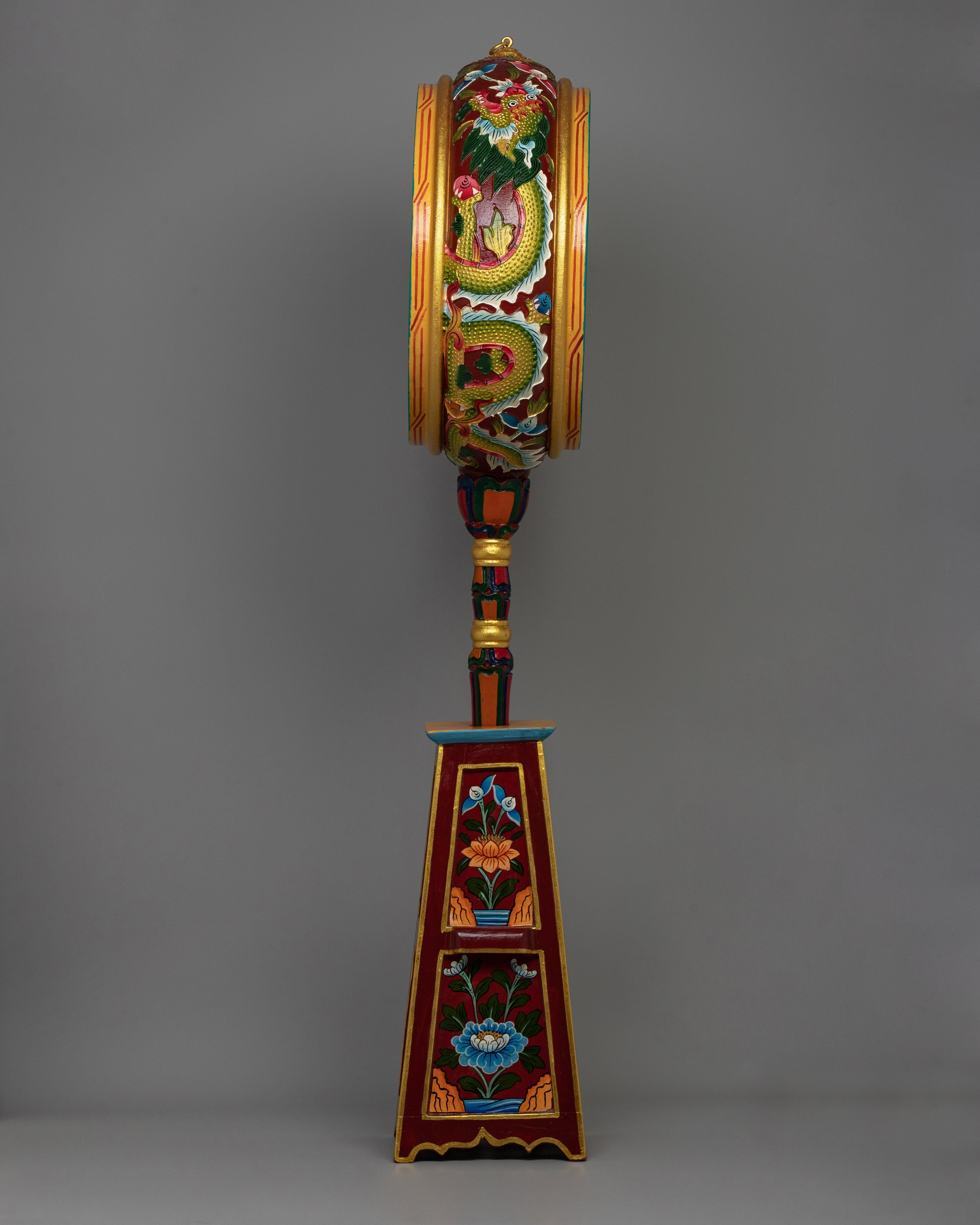 Wooden Dhyangro Drum | Traditional Meditation Music Instrument