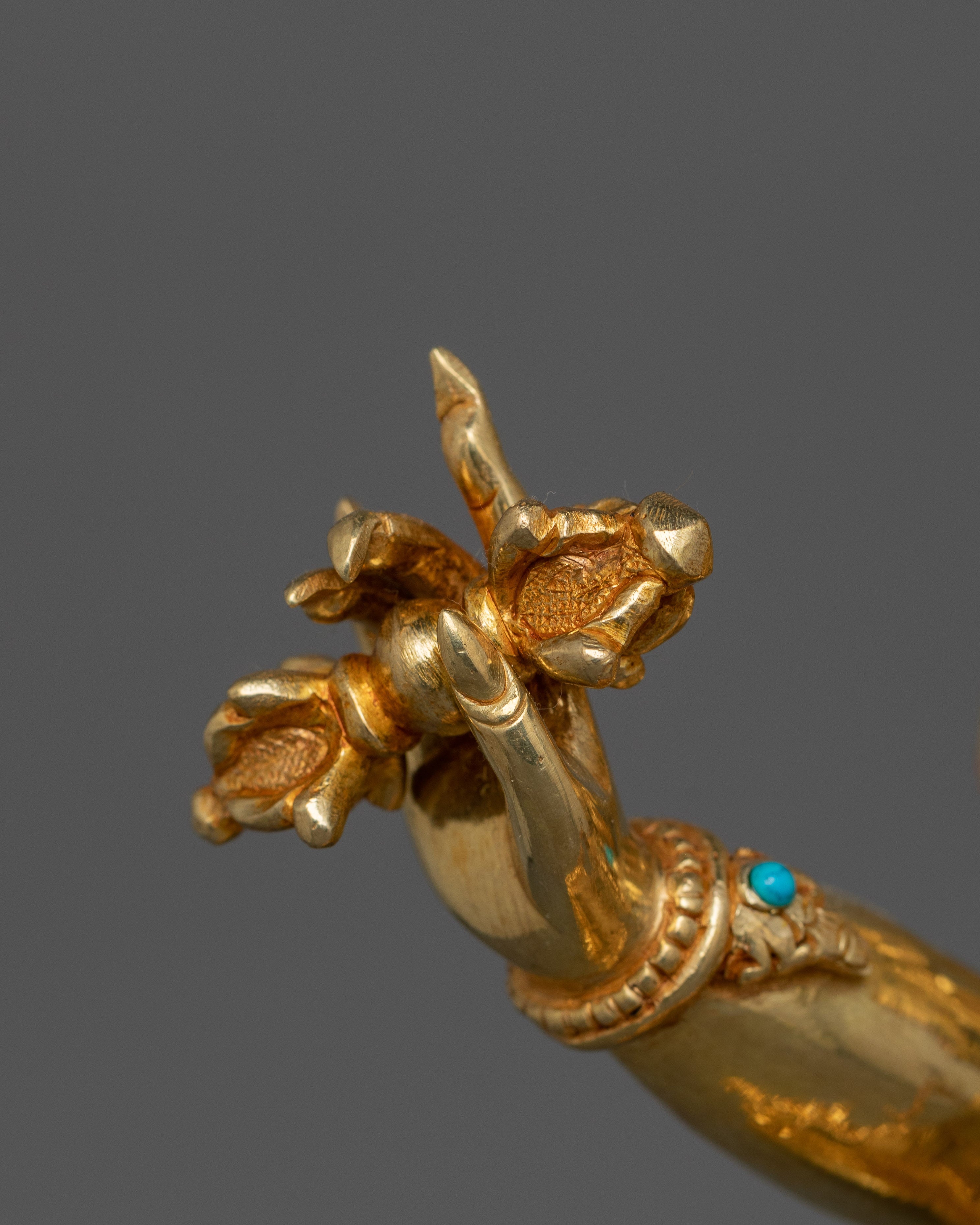 Handcrafted Tibetan Statue of Vajrapani | Wrathful Form