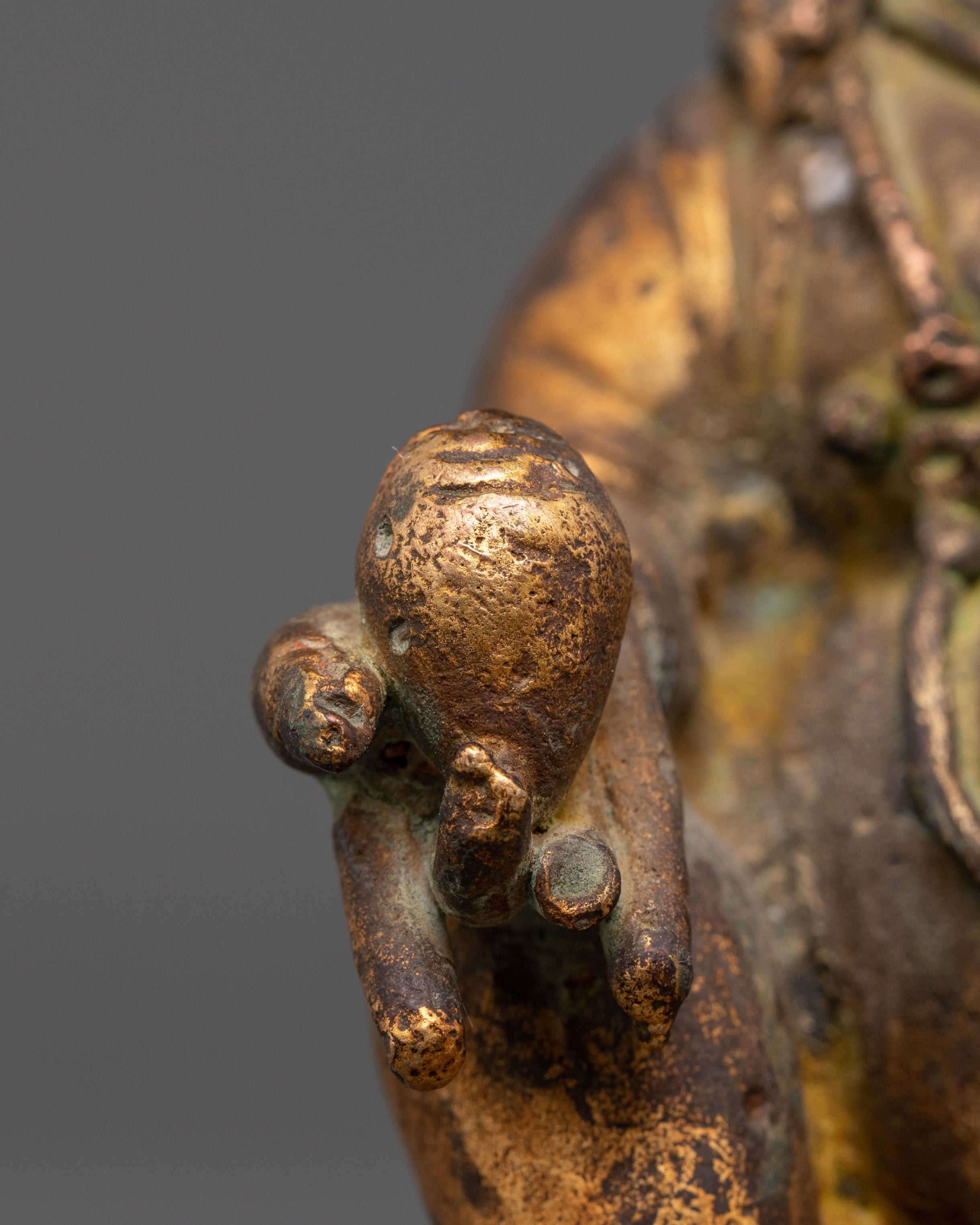 Copper Statue of Dzambhala | Statue for Prosperity and Blessings