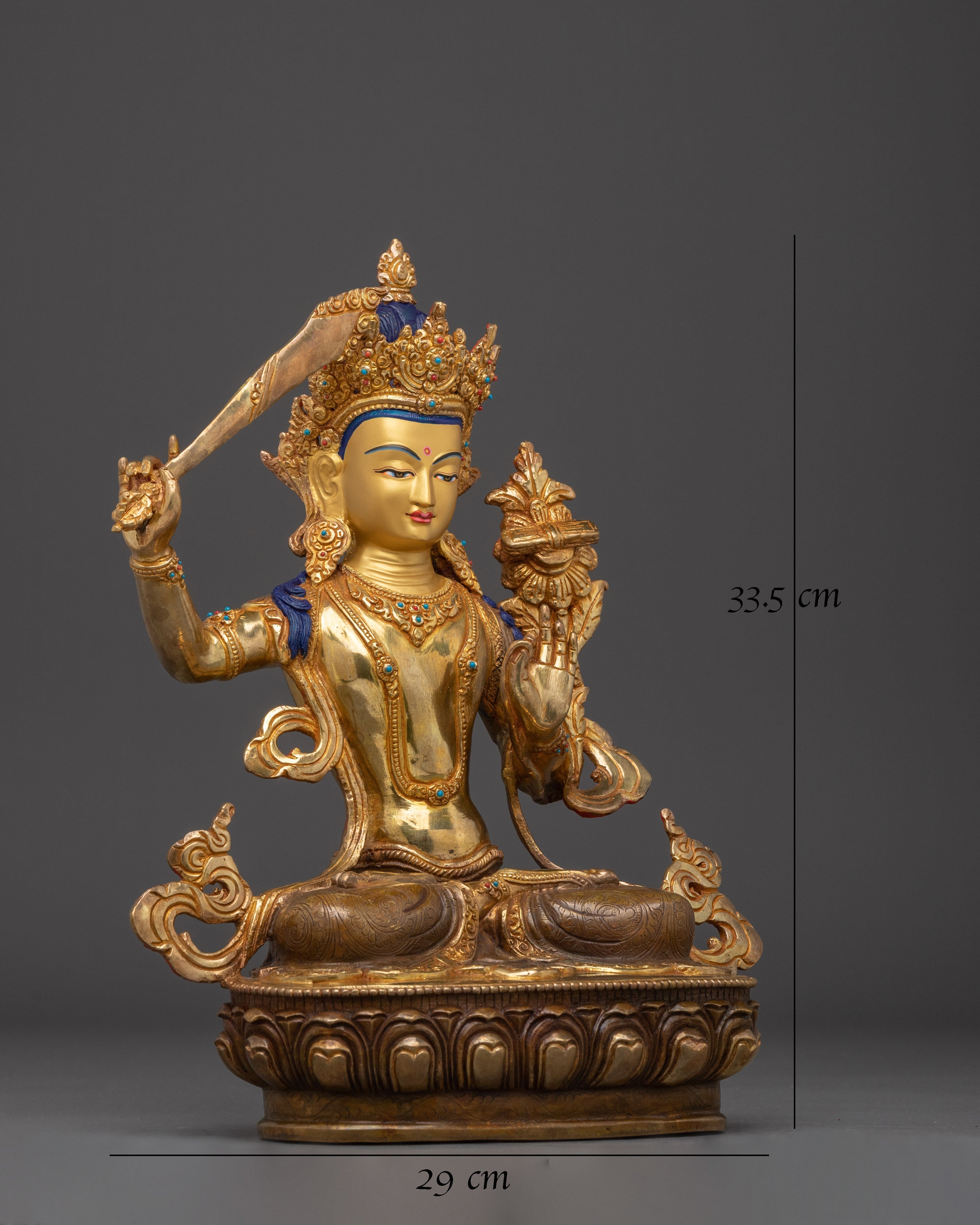 supreme-wisdom-being-manjushri-statue